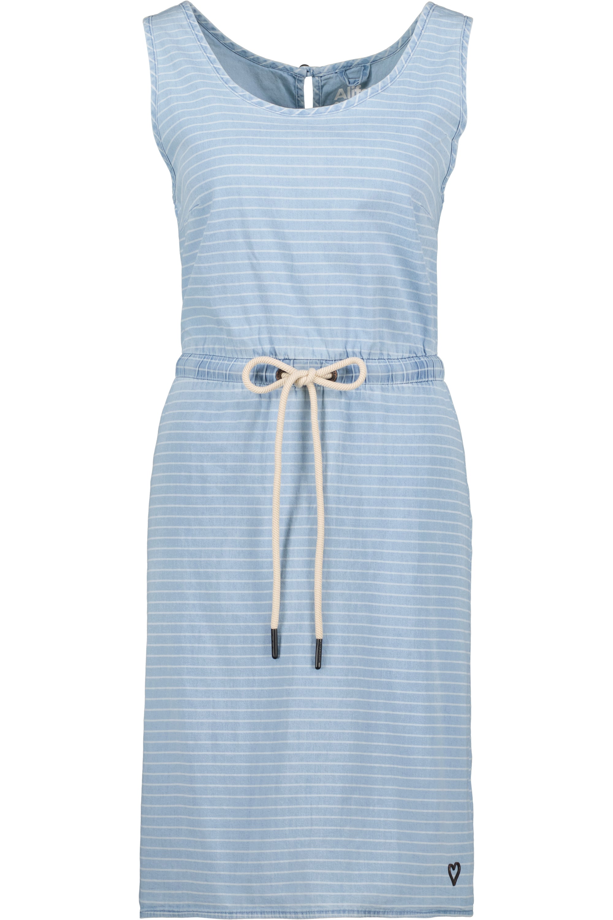 Sommerkleid DojaAK DNM B - Trendy Denim-Look für Damen Hellblau