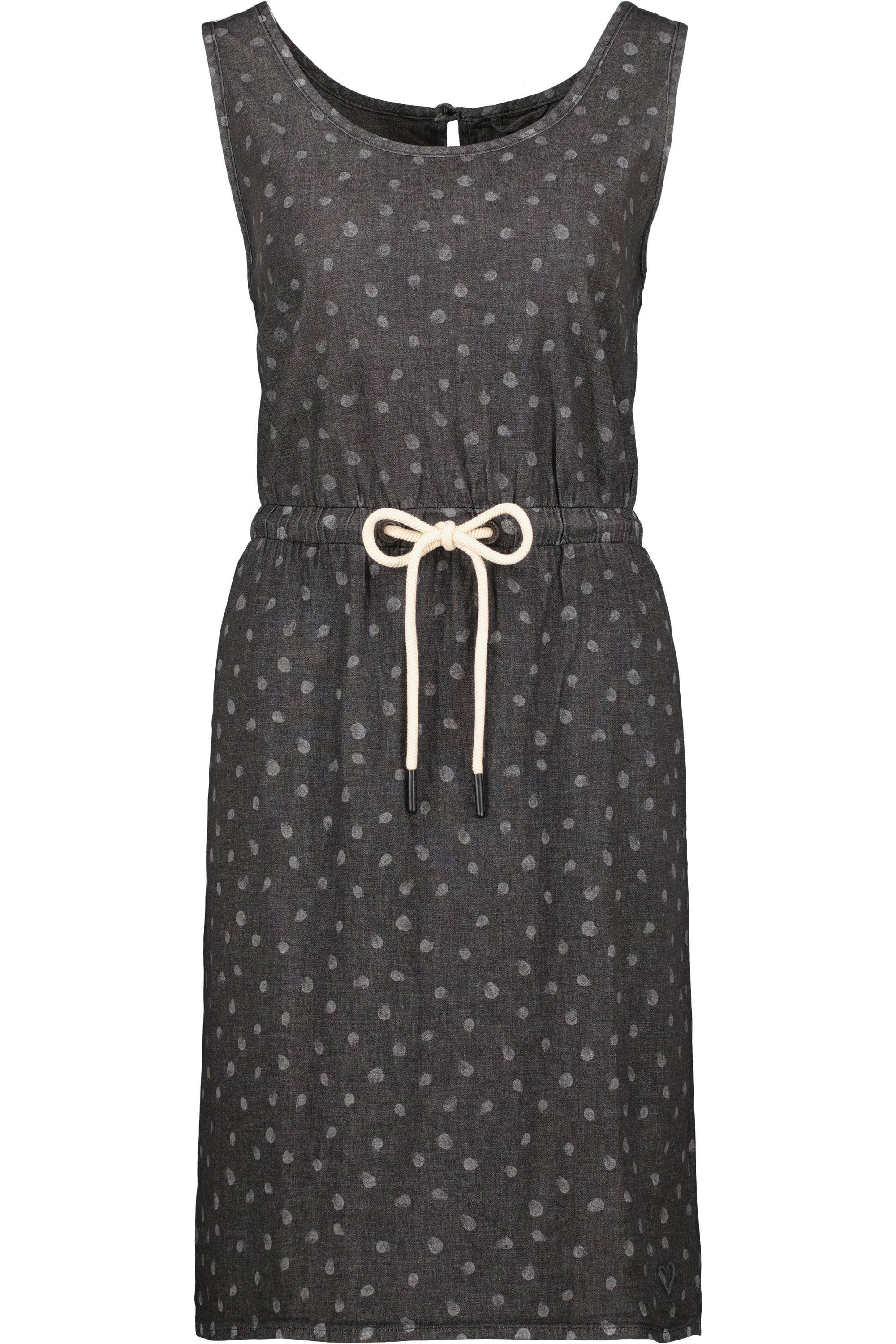 Sommerkleid DojaAK DNM B - Trendy Denim-Look für Damen Schwarz