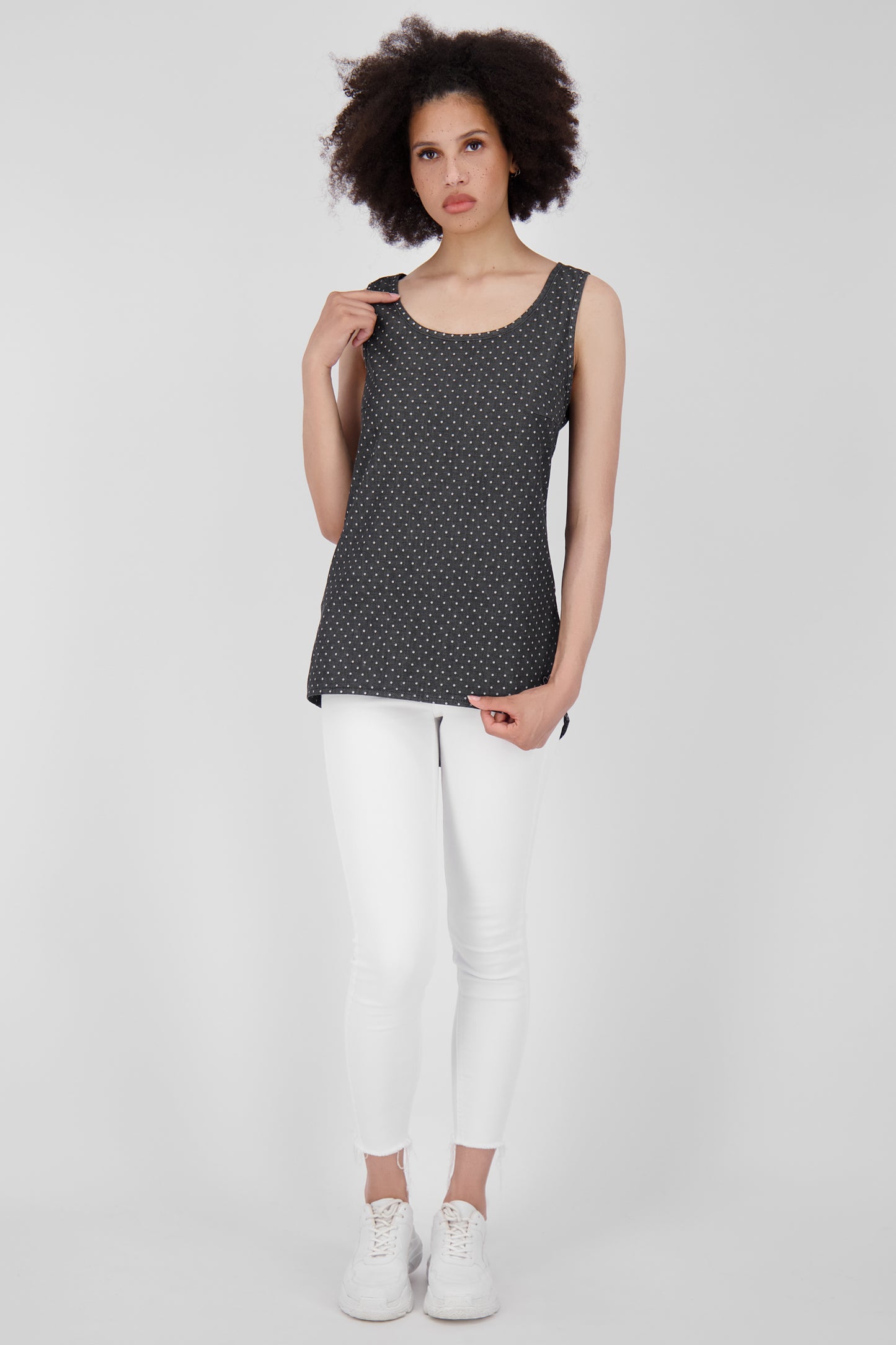 Bequem und stylish - KarlaAK B ärmelloses Tanktop für Damen Schwarz