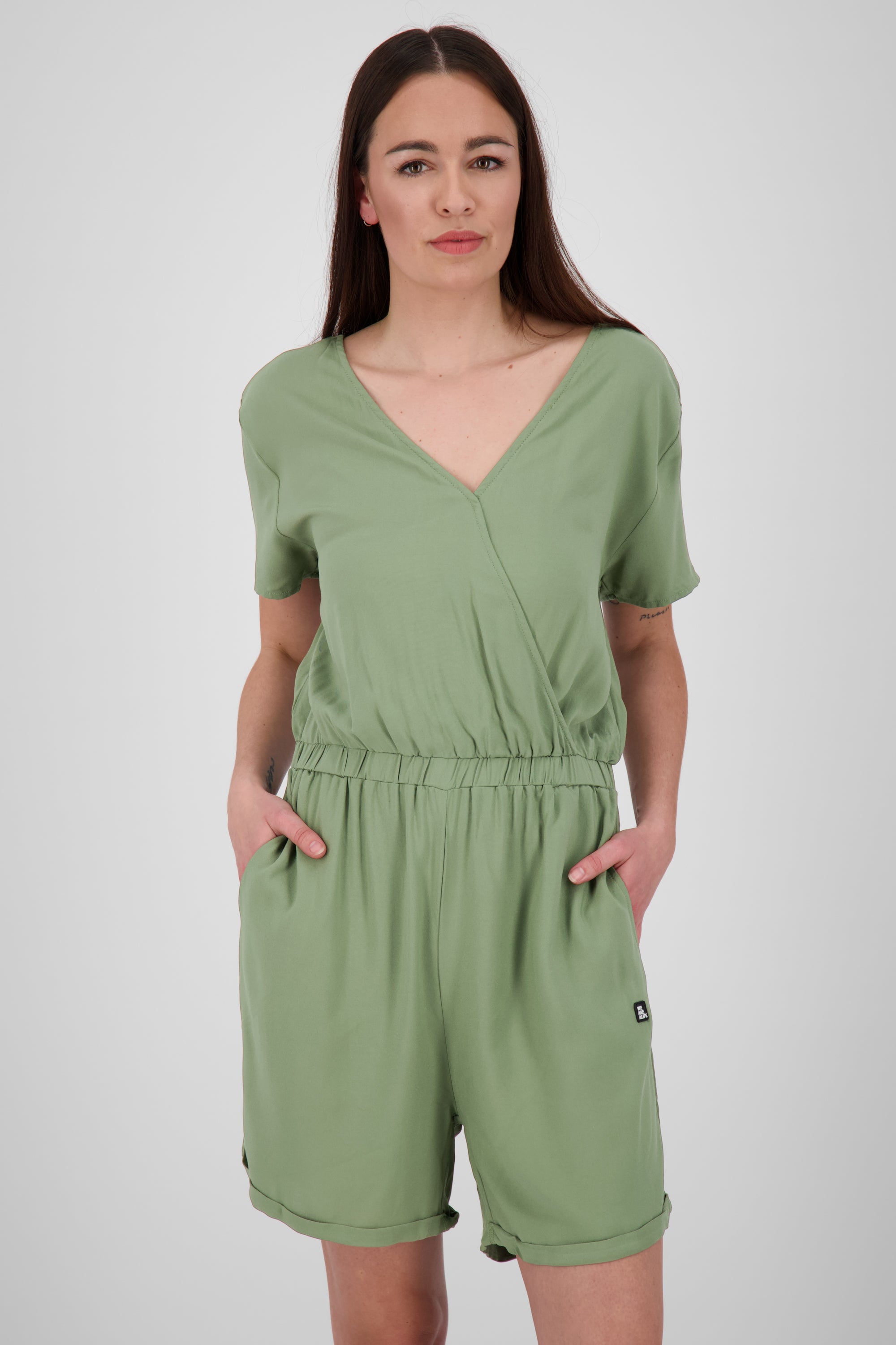 Damen Jumpsuit kurz HellaAK A Grün