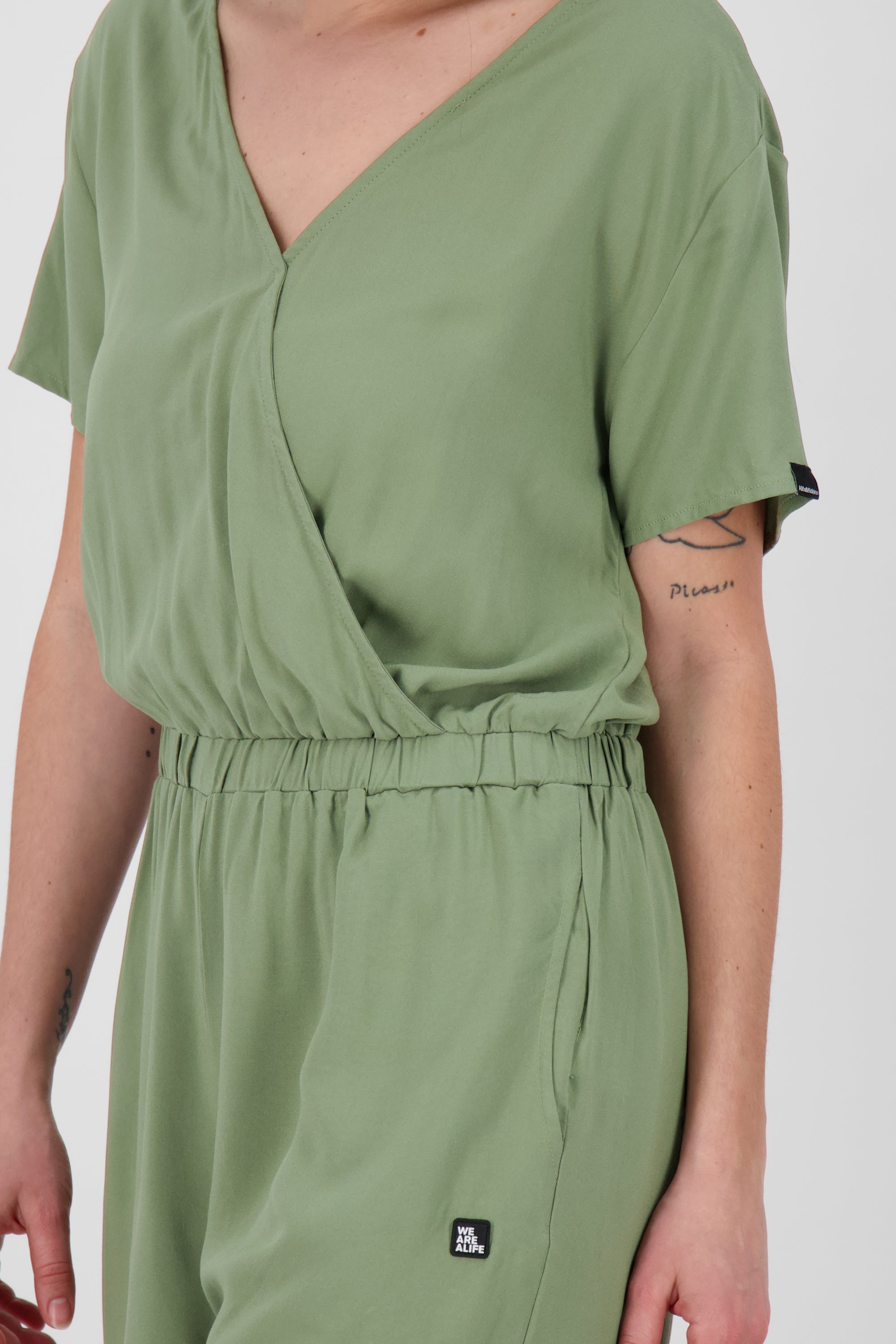 Damen Jumpsuit kurz HellaAK A Grün