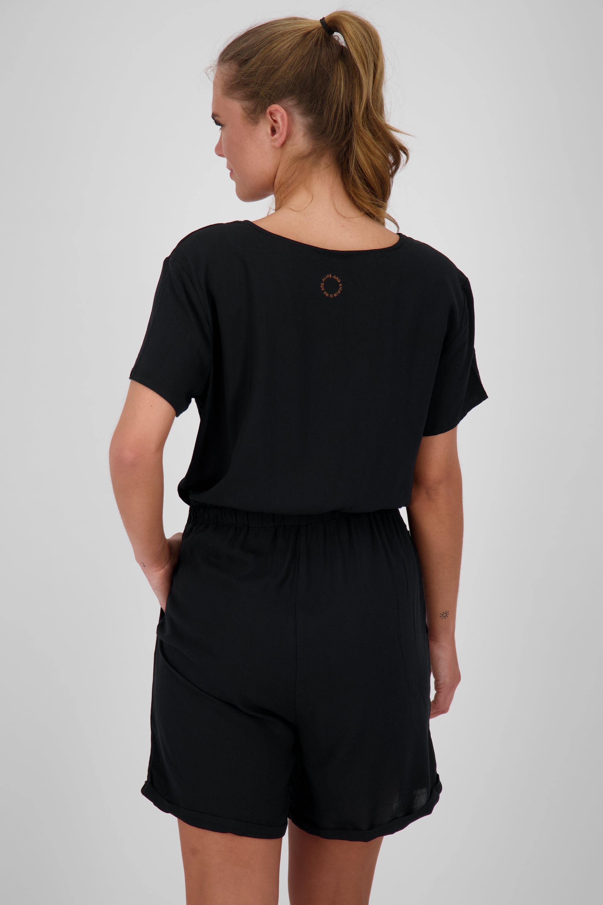 Damen Jumpsuit kurz HellaAK A Schwarz