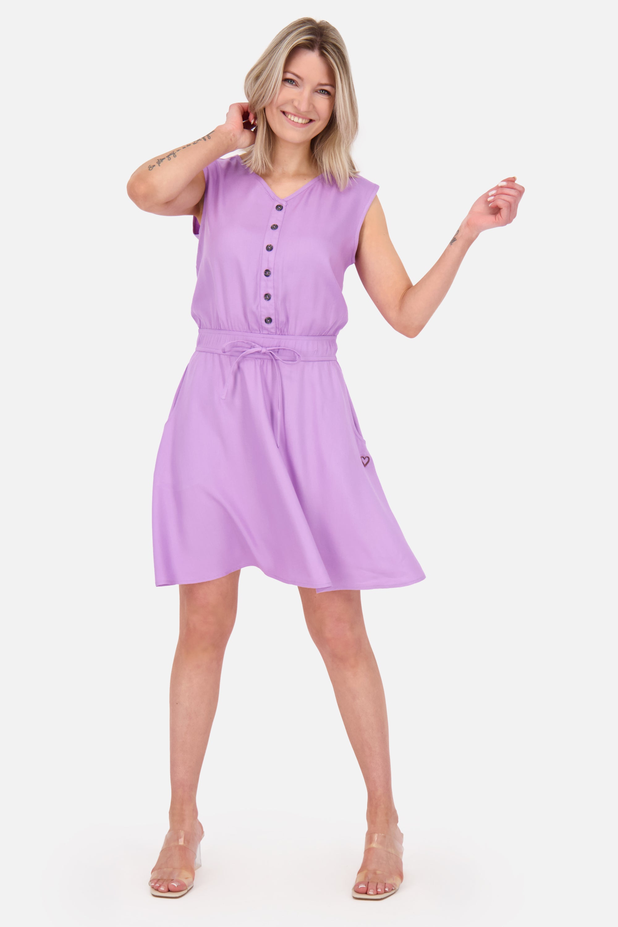 ScarlettAK A kurzes Kleid Damen Violett
