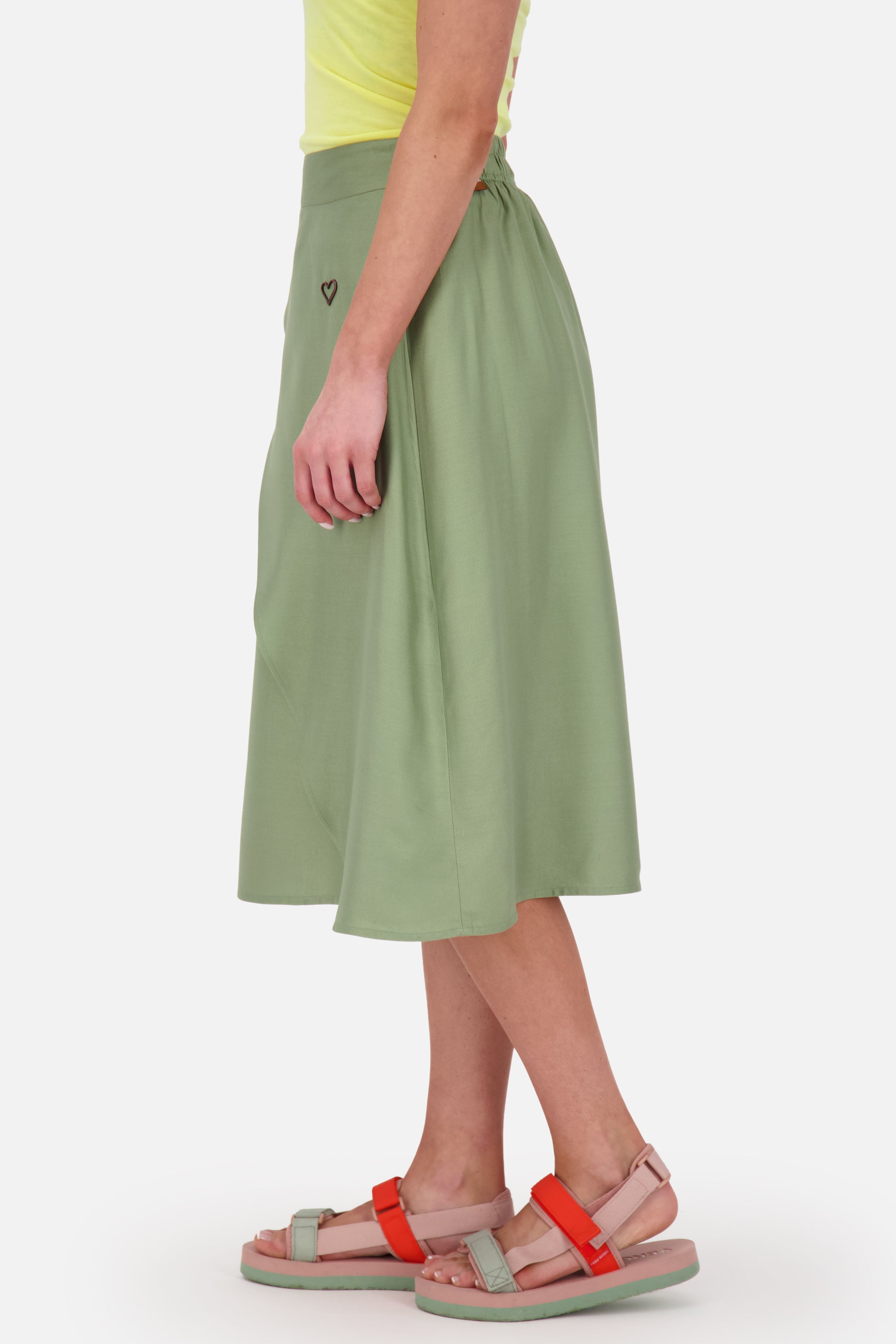 Ddein Rock SylvieAK A für einen Blickfang Grün