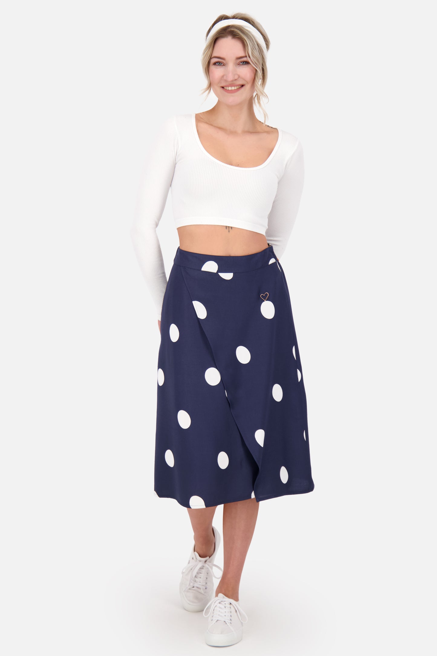 SylvieAK B Sommerrock Damen Dunkelblau