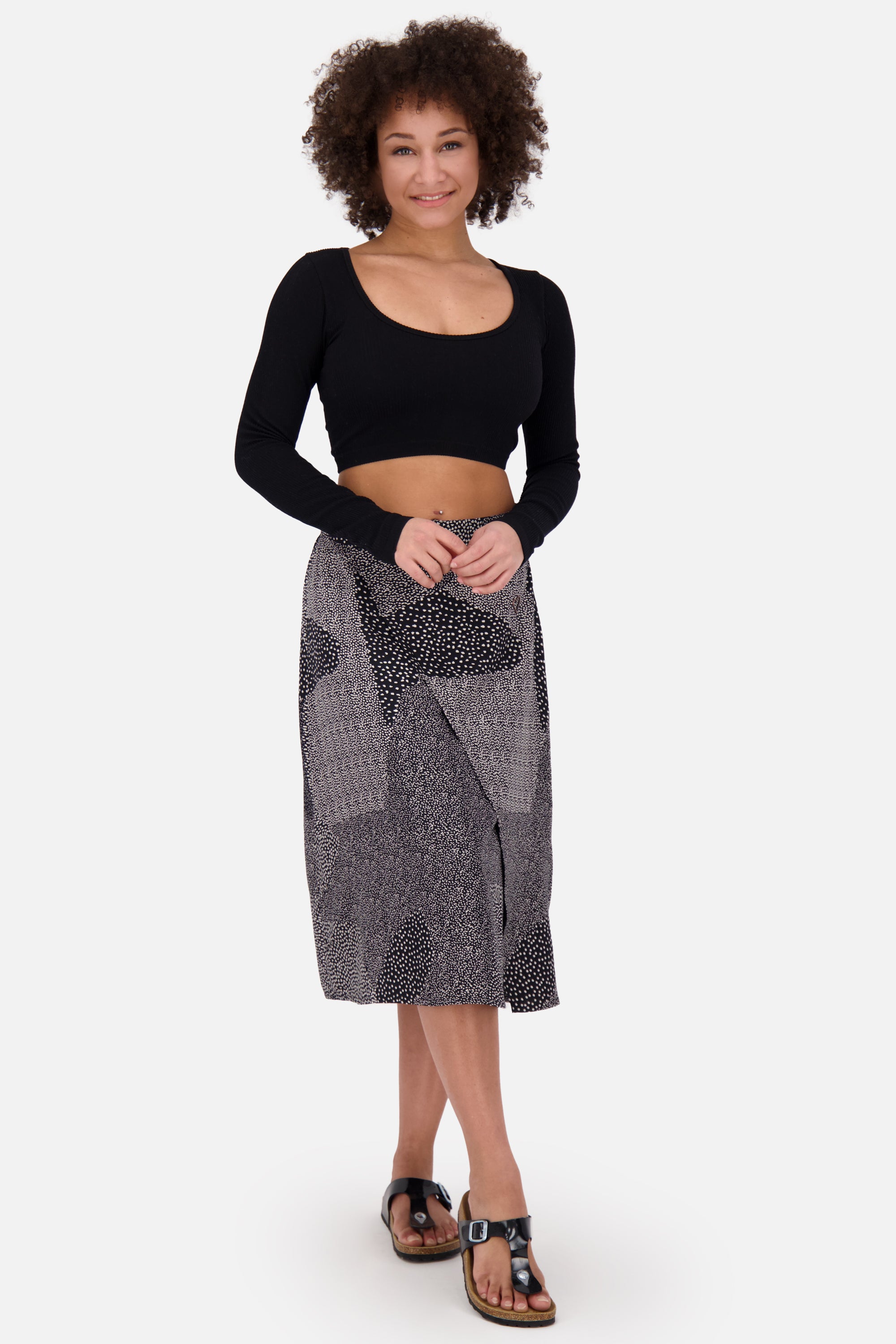 SylvieAK B Sommerrock Damen Schwarz