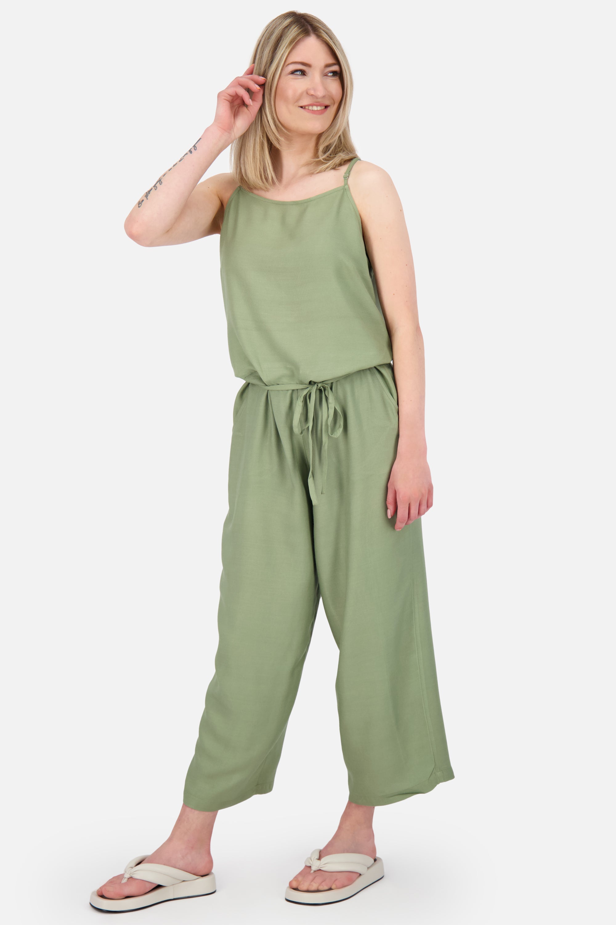 Damen Sommeroutfit - Overall BritneyAK A Grün