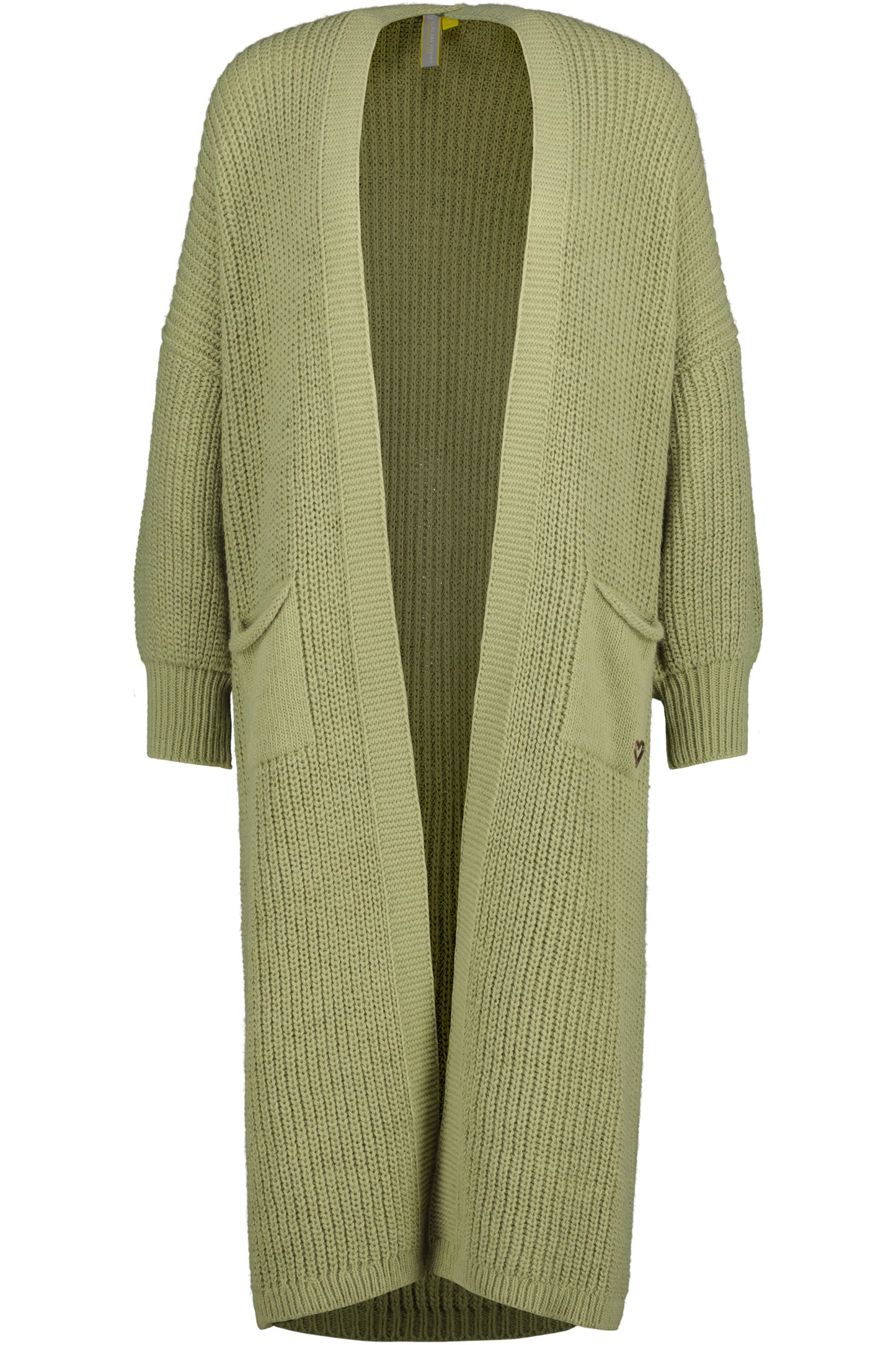 Alife and Kickin SimaAK Long - Vielseitig kombinierbare Damen Strickjacke Grün