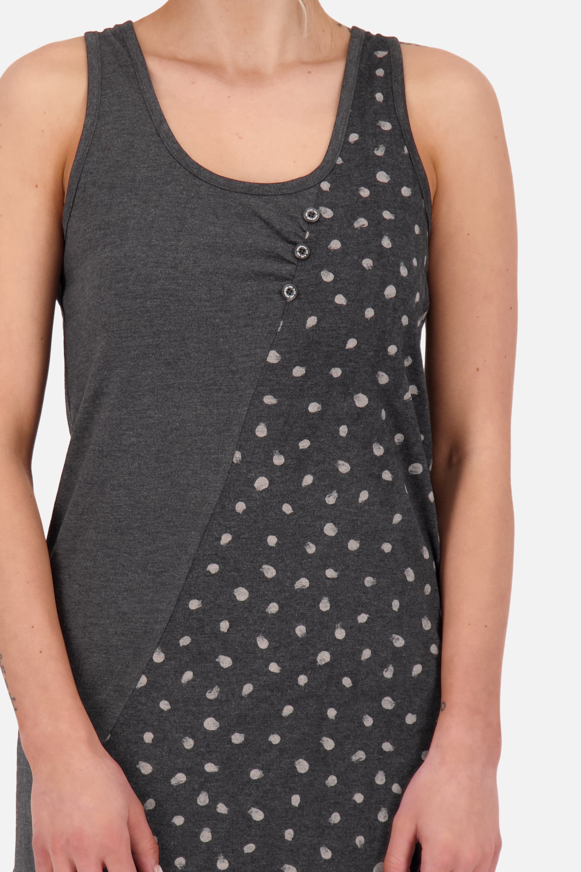 CameronAK B - Damenkleid mit weicher Jerseyqualität und Cut-out Schwarz