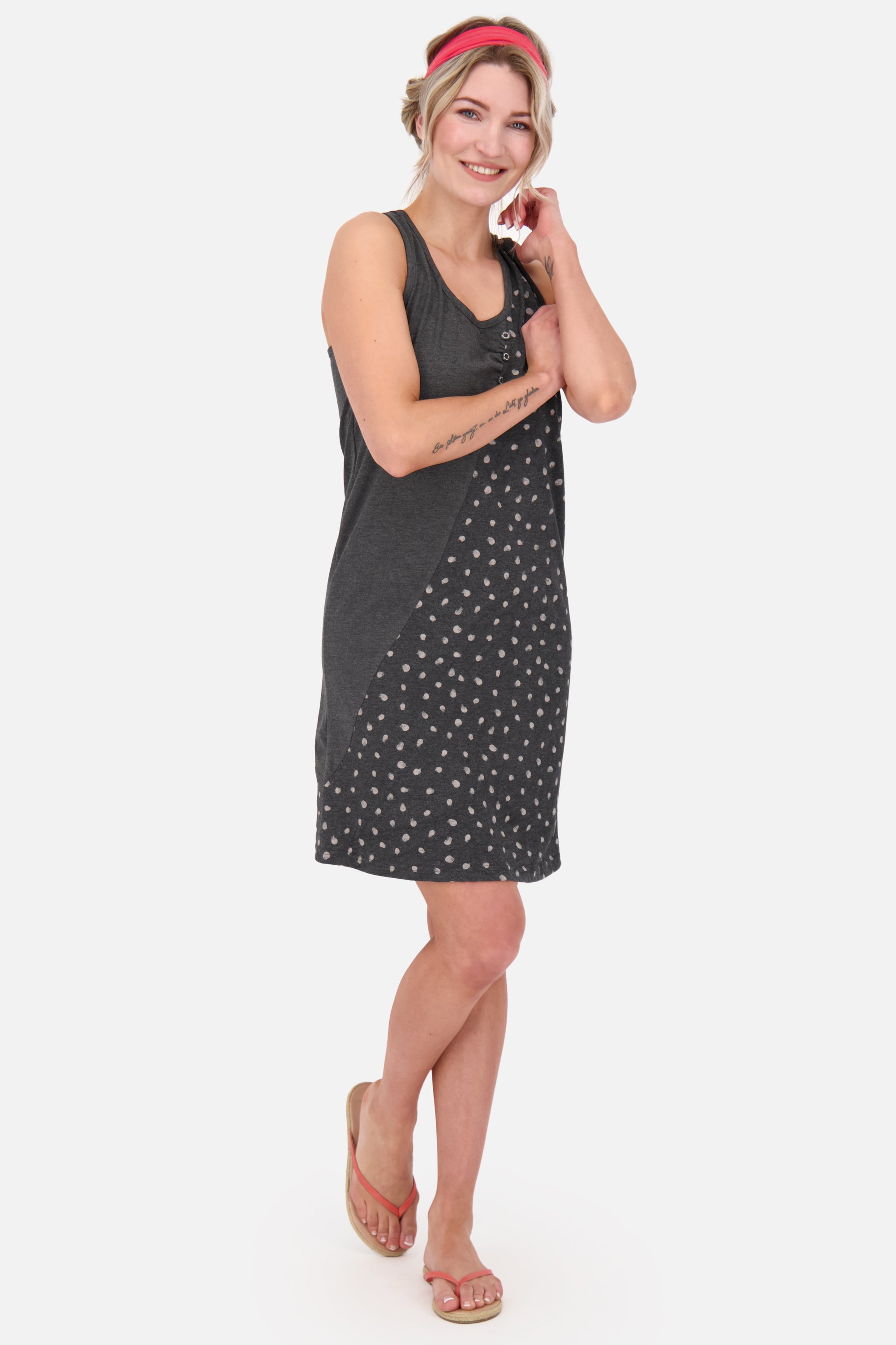 CameronAK B - Damenkleid mit weicher Jerseyqualität und Cut-out Schwarz