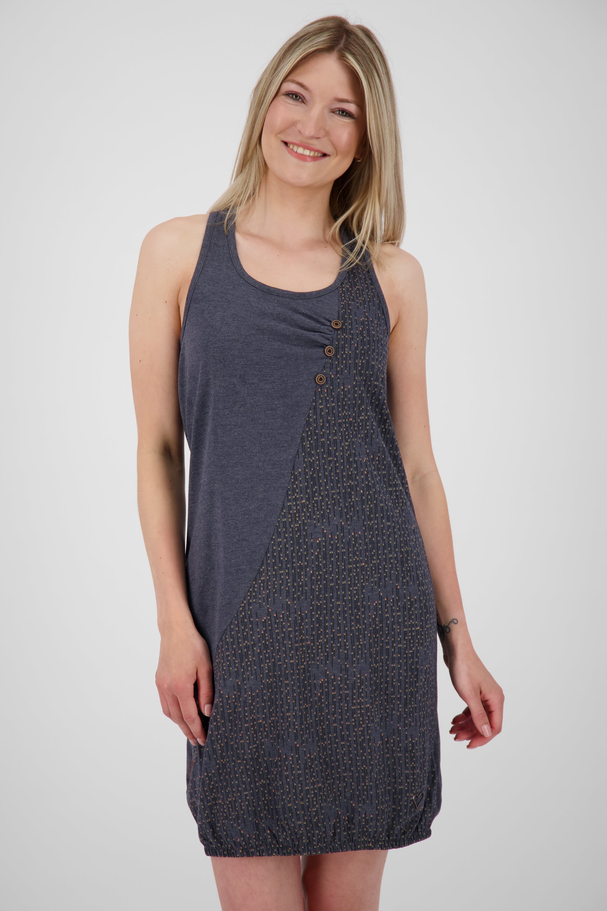 Sommerliches Damenkleid - CameronAK B von Alife and Kickin Dunkelblau
