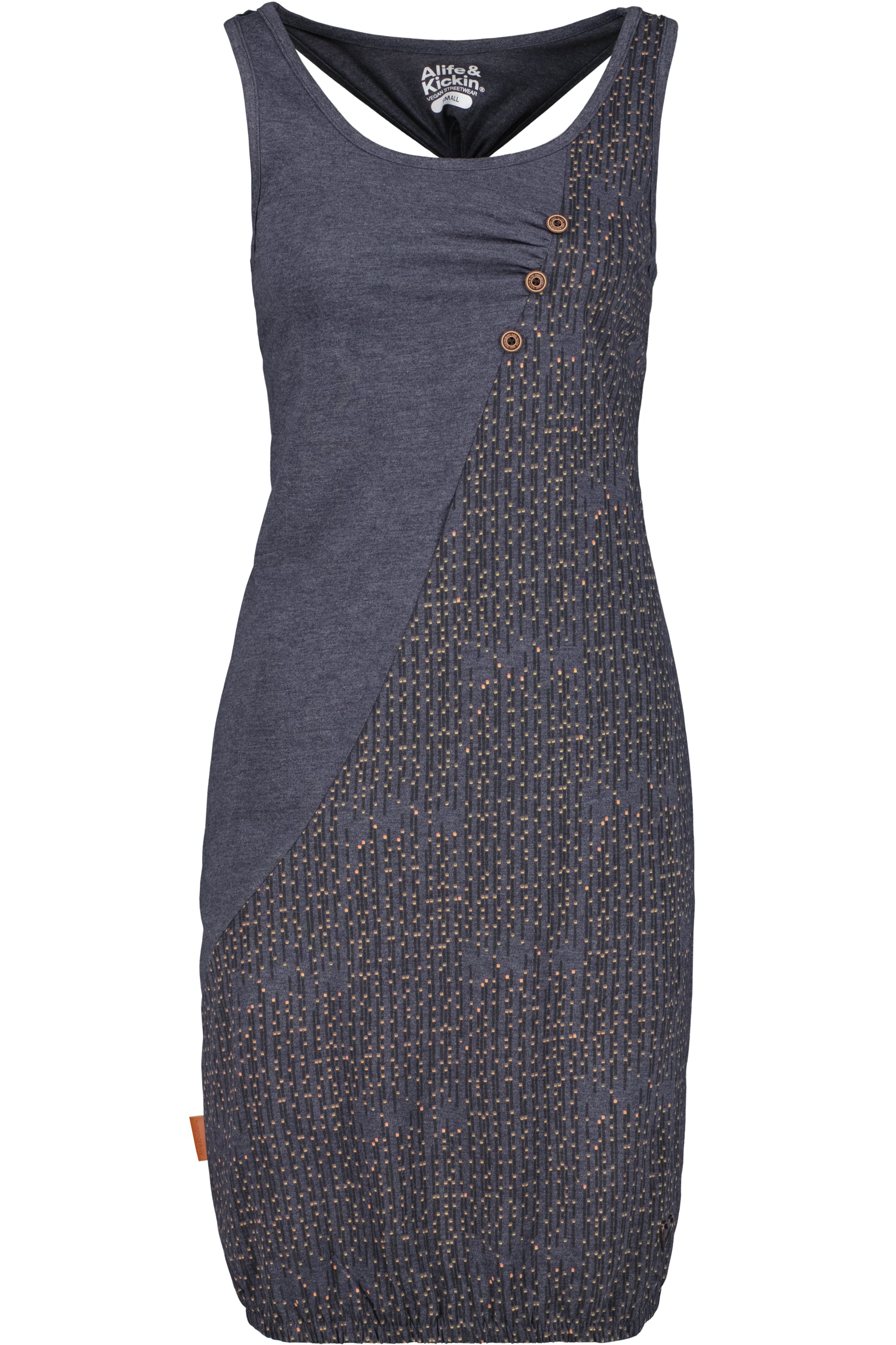 Sommerliches Damenkleid - CameronAK B von Alife and Kickin Dunkelblau