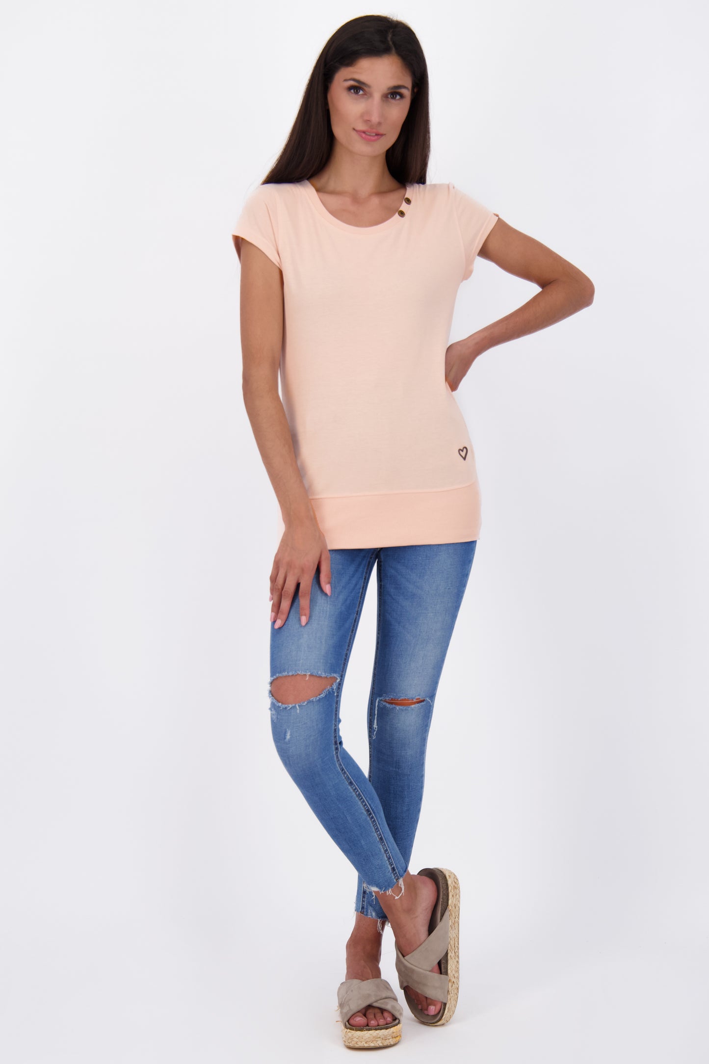 Sommerlich Chic. Kurzarmshirt Damen CocoAK A Rosa