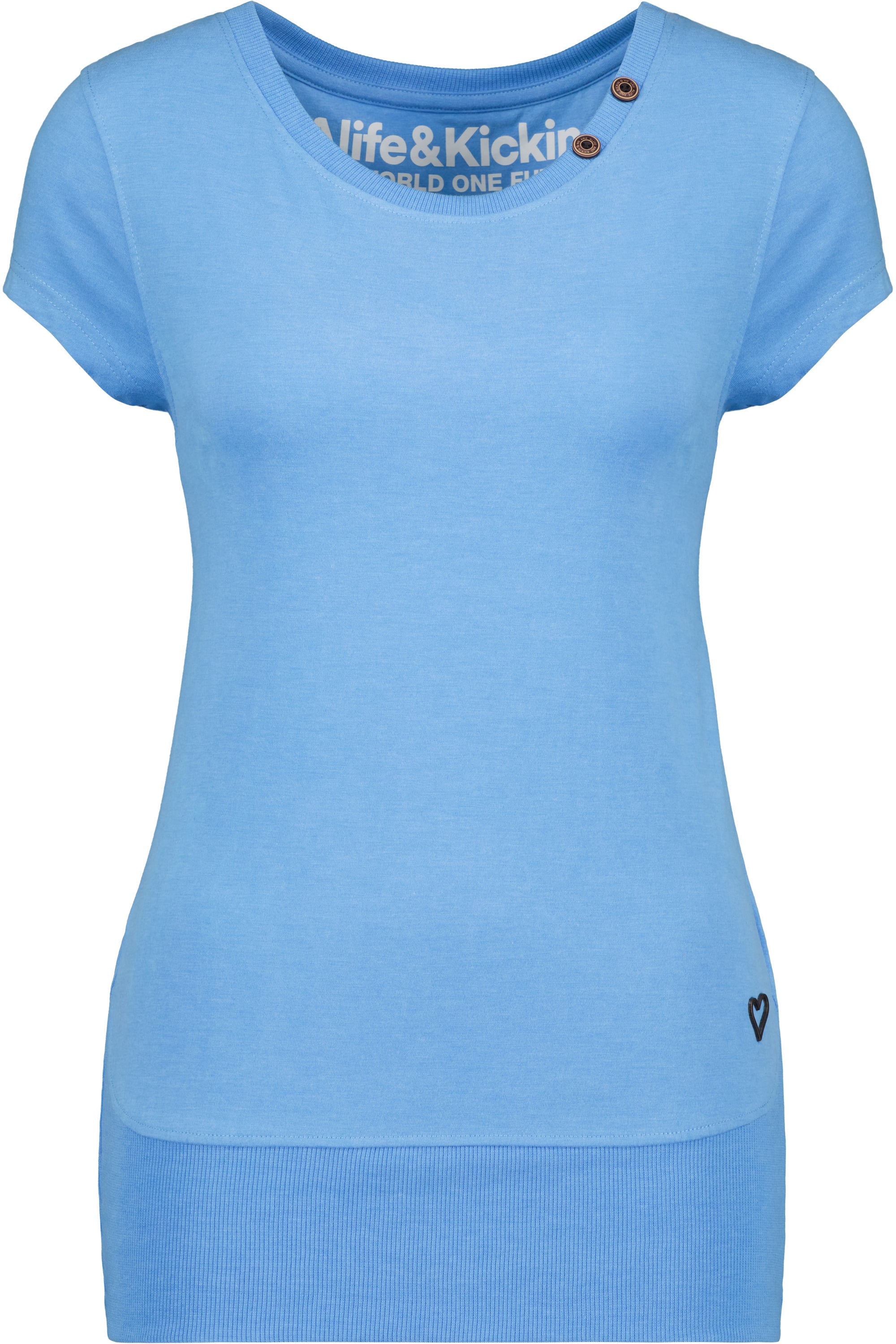 CocoAK A T-Shirt von Alife and Kickin: Farbenfroh und modisch Blau