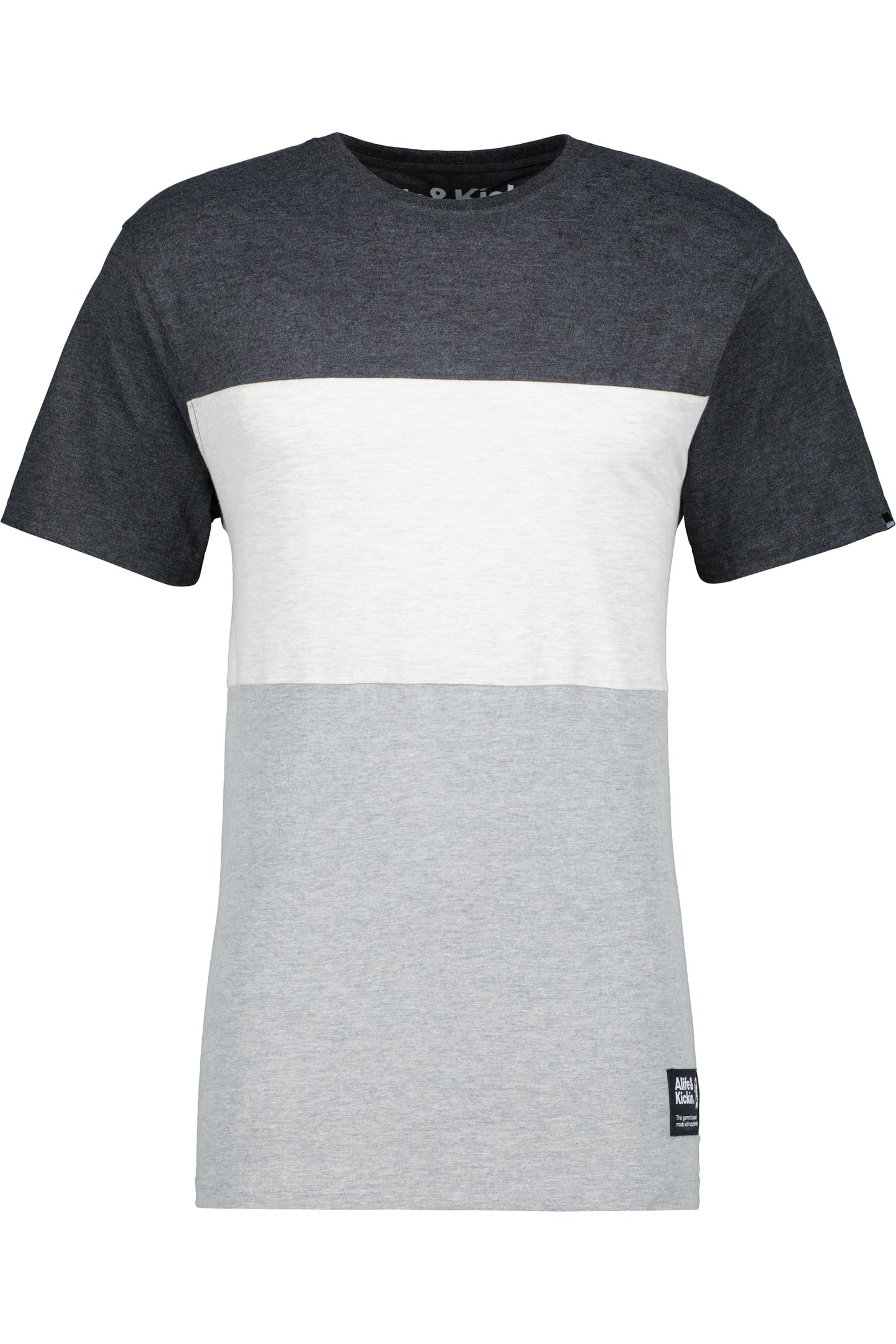 Herren Kurzarmshirt BenAK A: Modischer Hingucker Schwarz