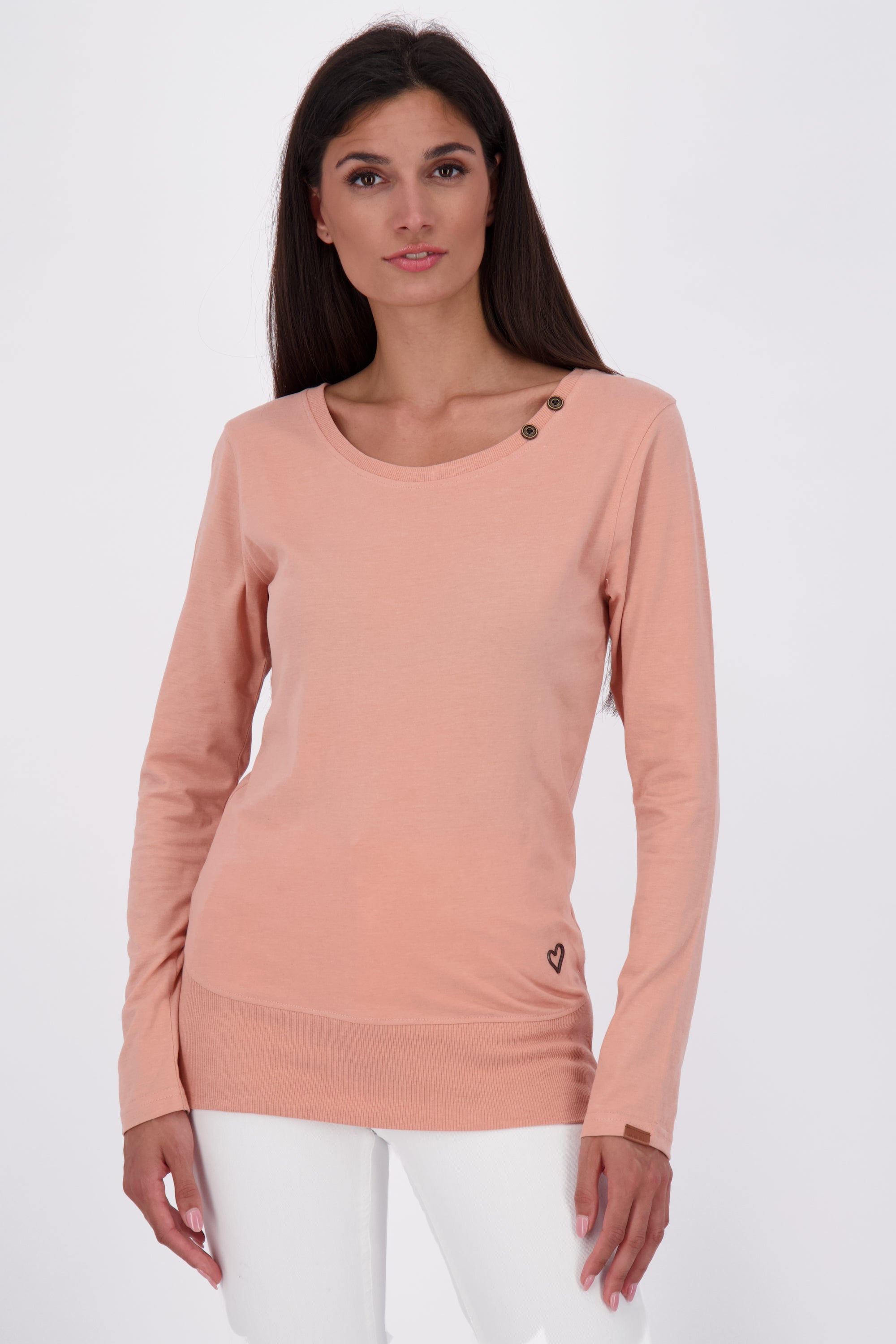 Modisches Damen Longsleeve ConnyAK A - unkompliziert und zeitlos Rosa