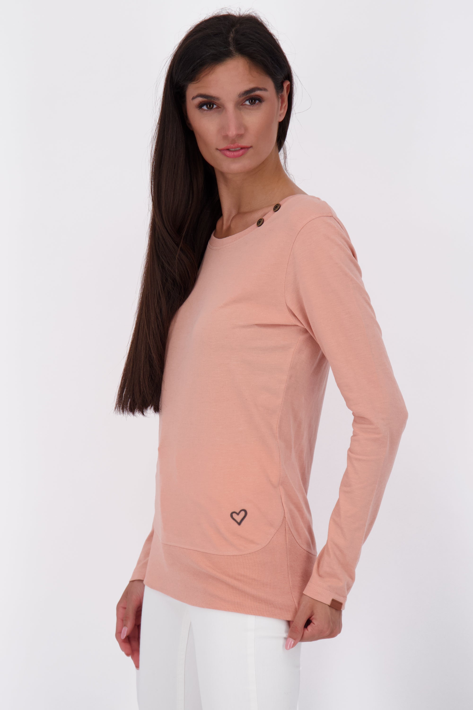Modisches Damen Longsleeve ConnyAK A - unkompliziert und zeitlos Rosa