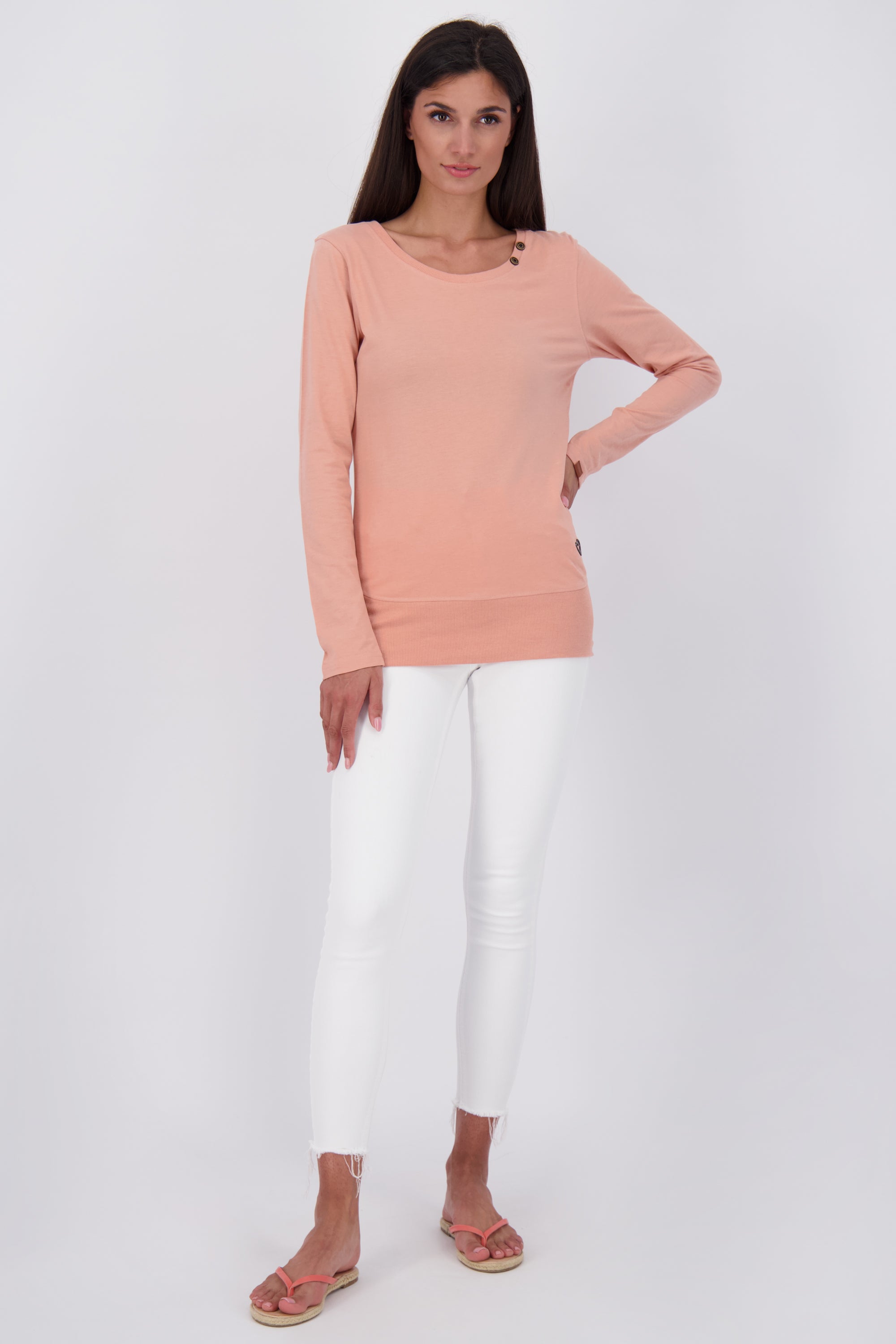 Modisches Damen Longsleeve ConnyAK A - unkompliziert und zeitlos Rosa