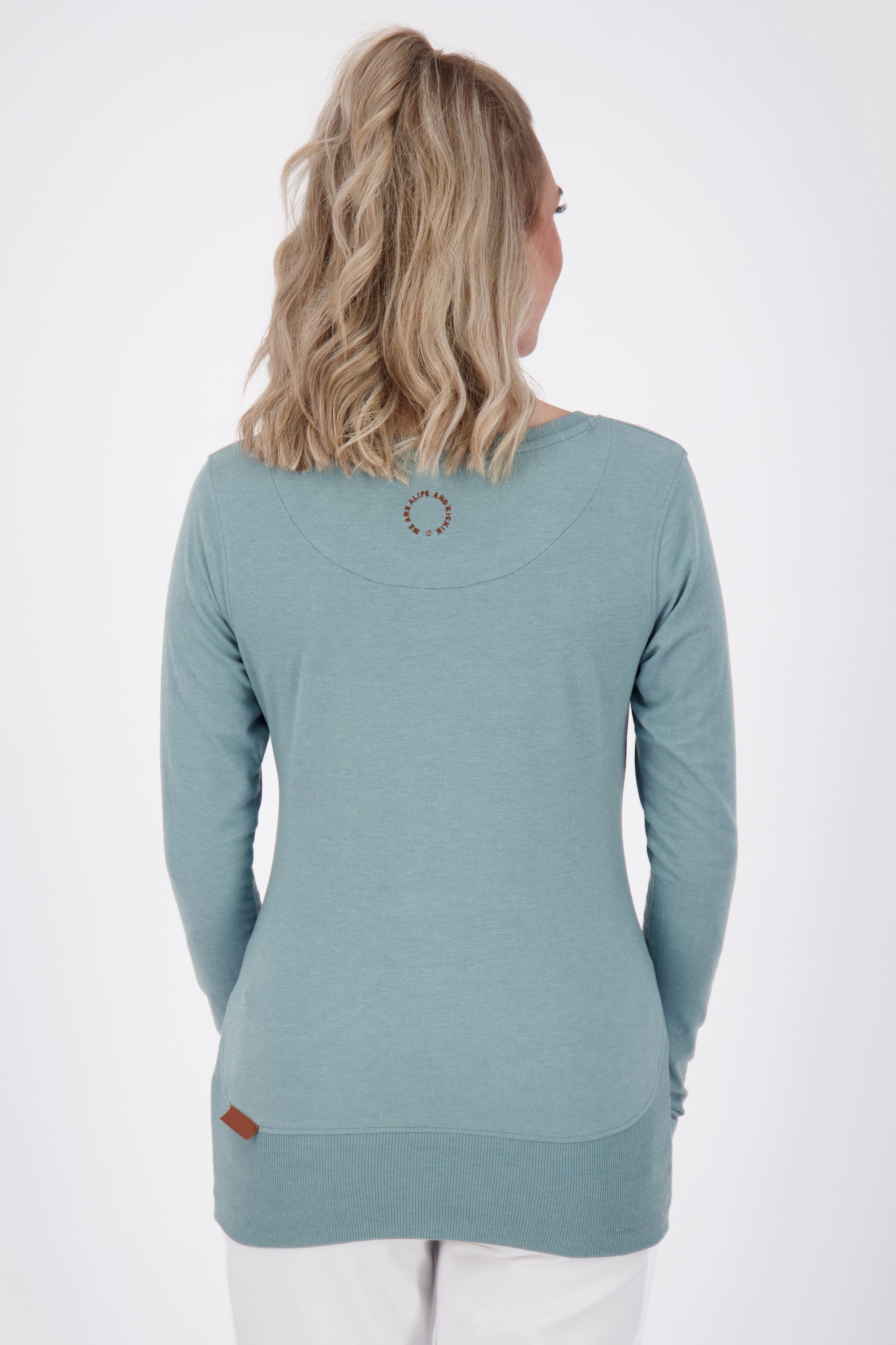 Modisches Damen Longsleeve ConnyAK A - unkompliziert und zeitlos Grau