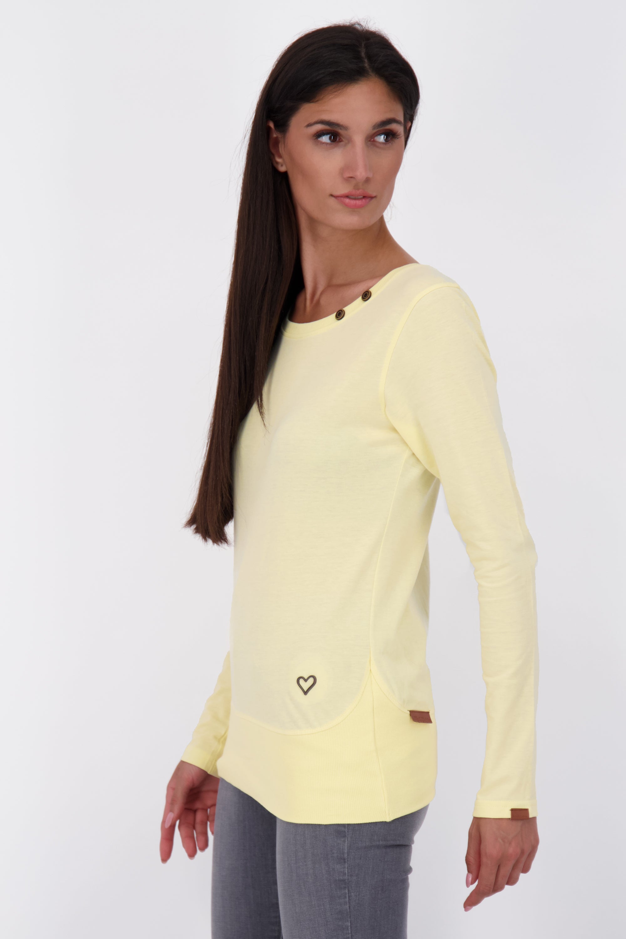 Modisches Damen Longsleeve ConnyAK A - unkompliziert und zeitlos Beige