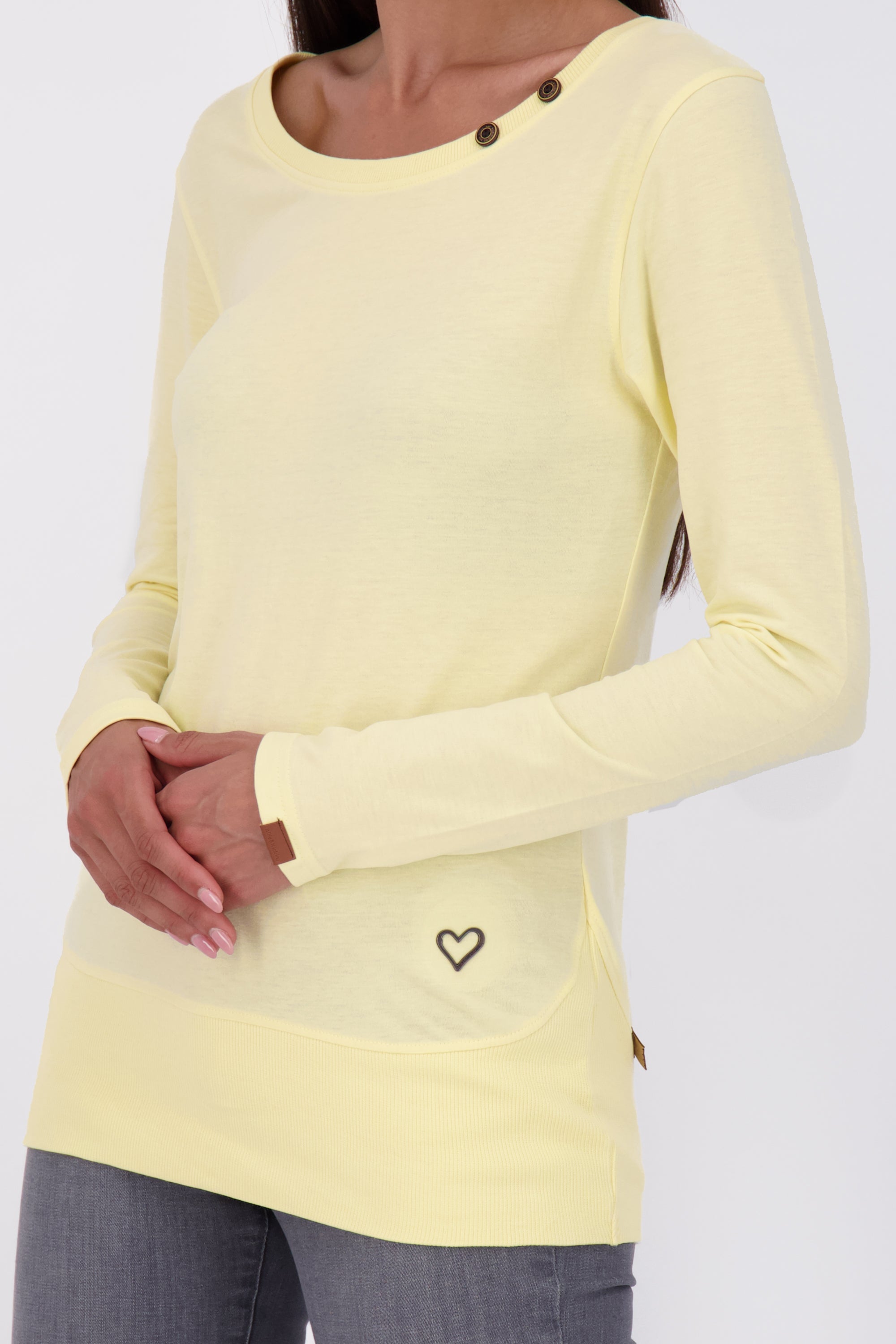 Modisches Damen Longsleeve ConnyAK A - unkompliziert und zeitlos Beige