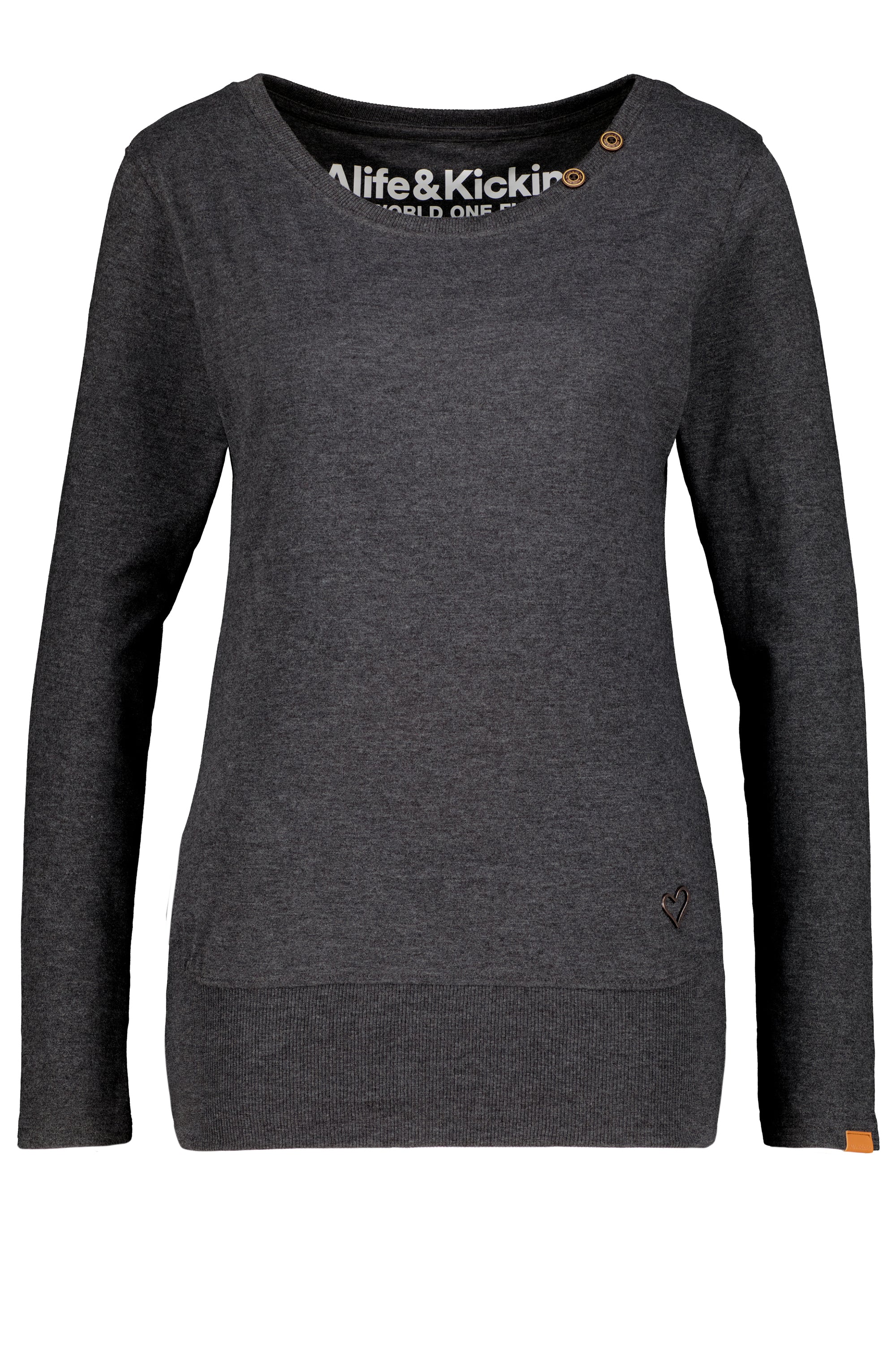 Modisches Damen Longsleeve ConnyAK A - unkompliziert und zeitlos Schwarz