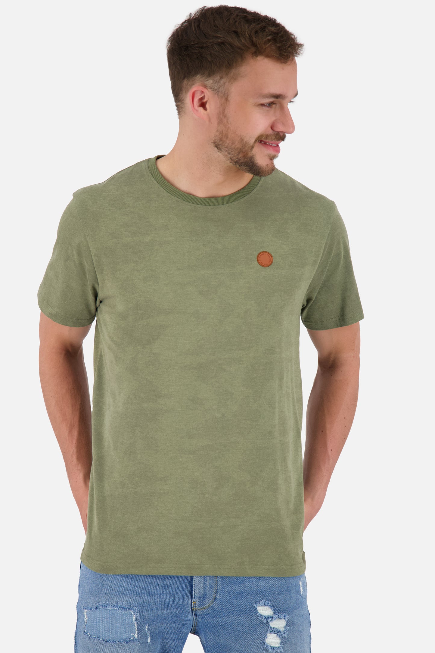 Alloverprint-Design für Männer mit dem T-Shirt NicAK B Grün