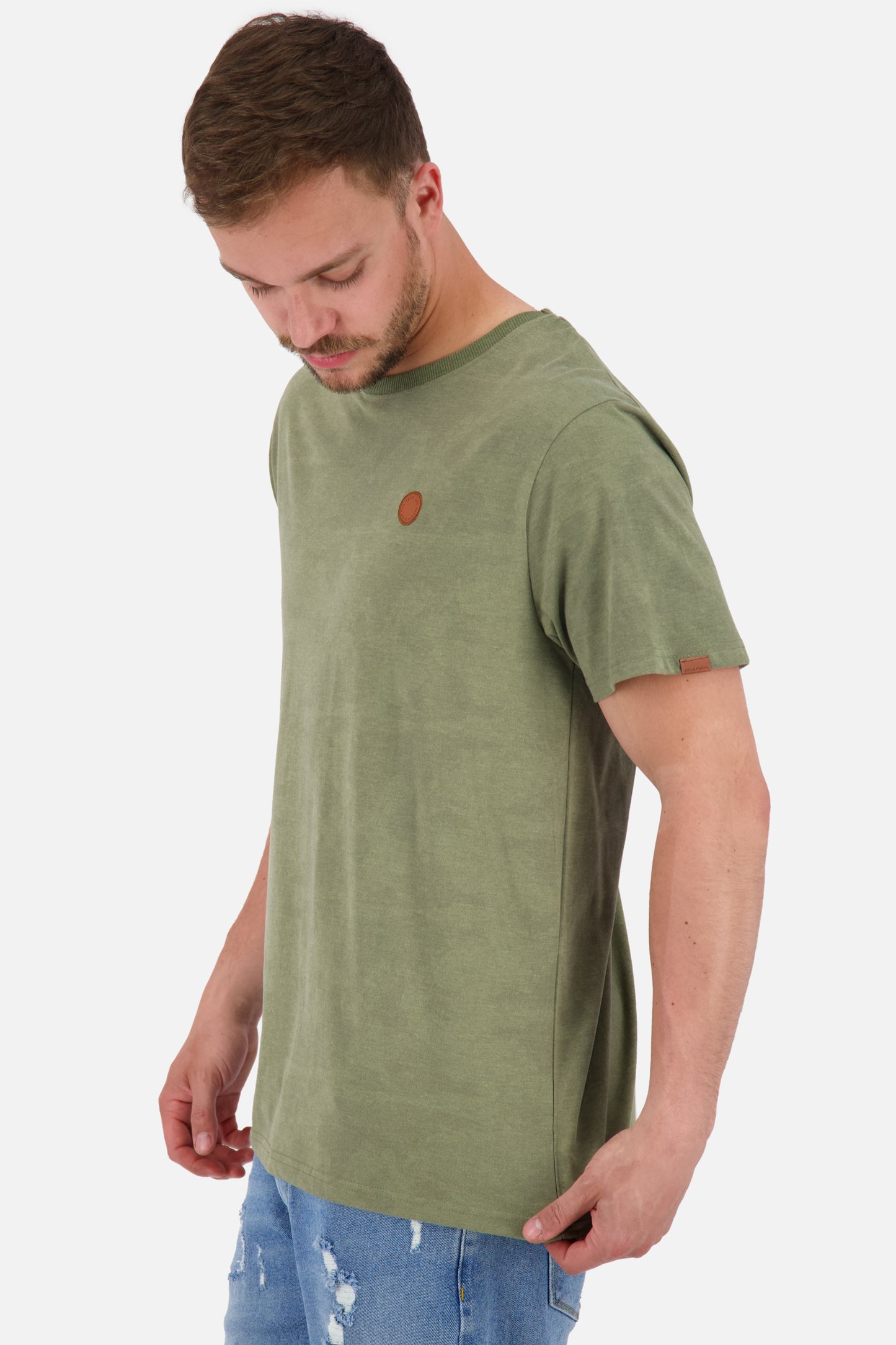 Alloverprint-Design für Männer mit dem T-Shirt NicAK B Grün
