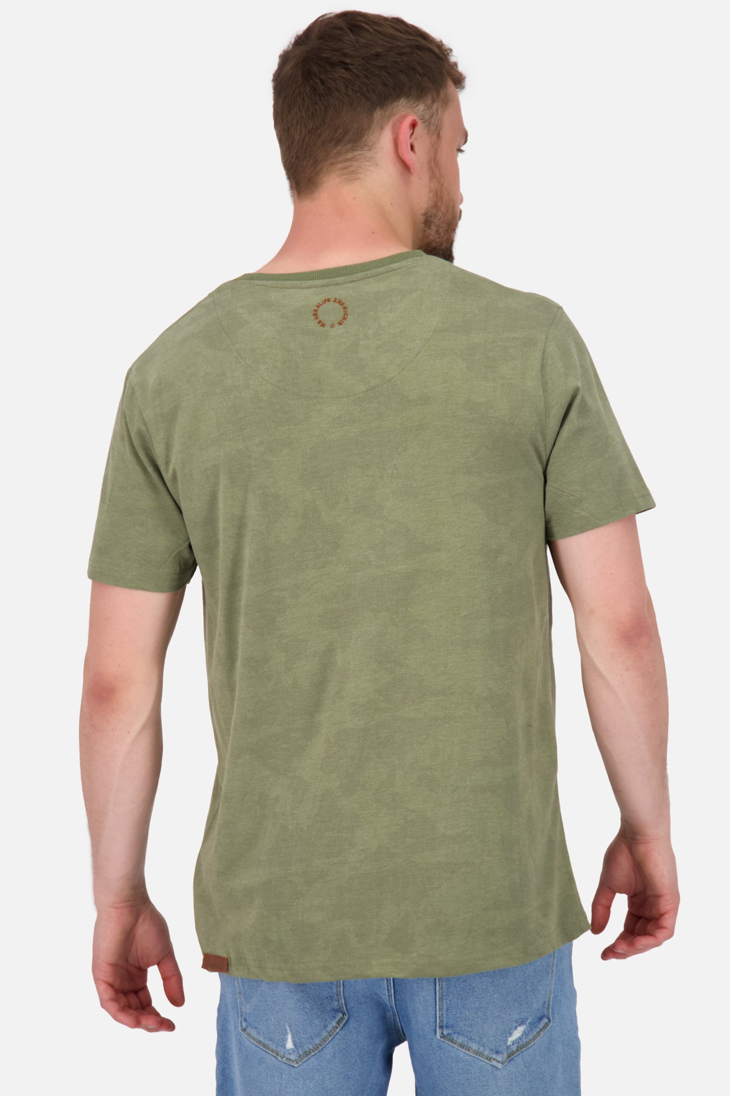 Alloverprint-Design für Männer mit dem T-Shirt NicAK B Grün