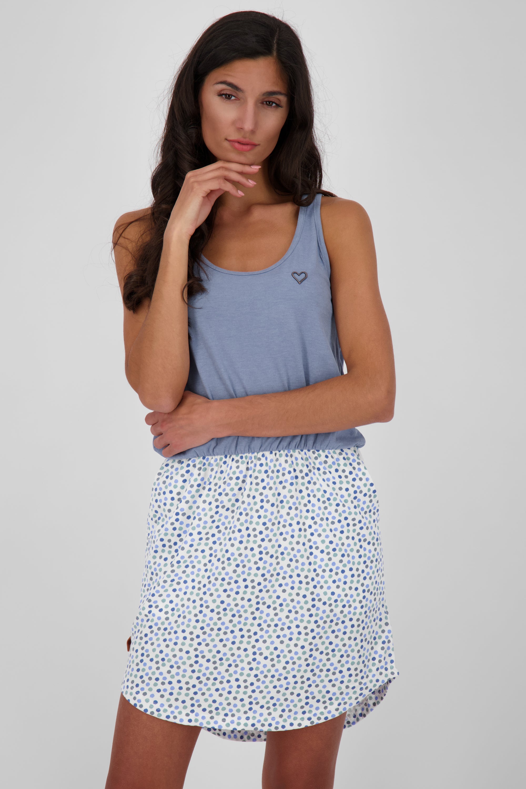 Lässiges Jerseykleid RosalieAK für den Sommer Dunkelblau