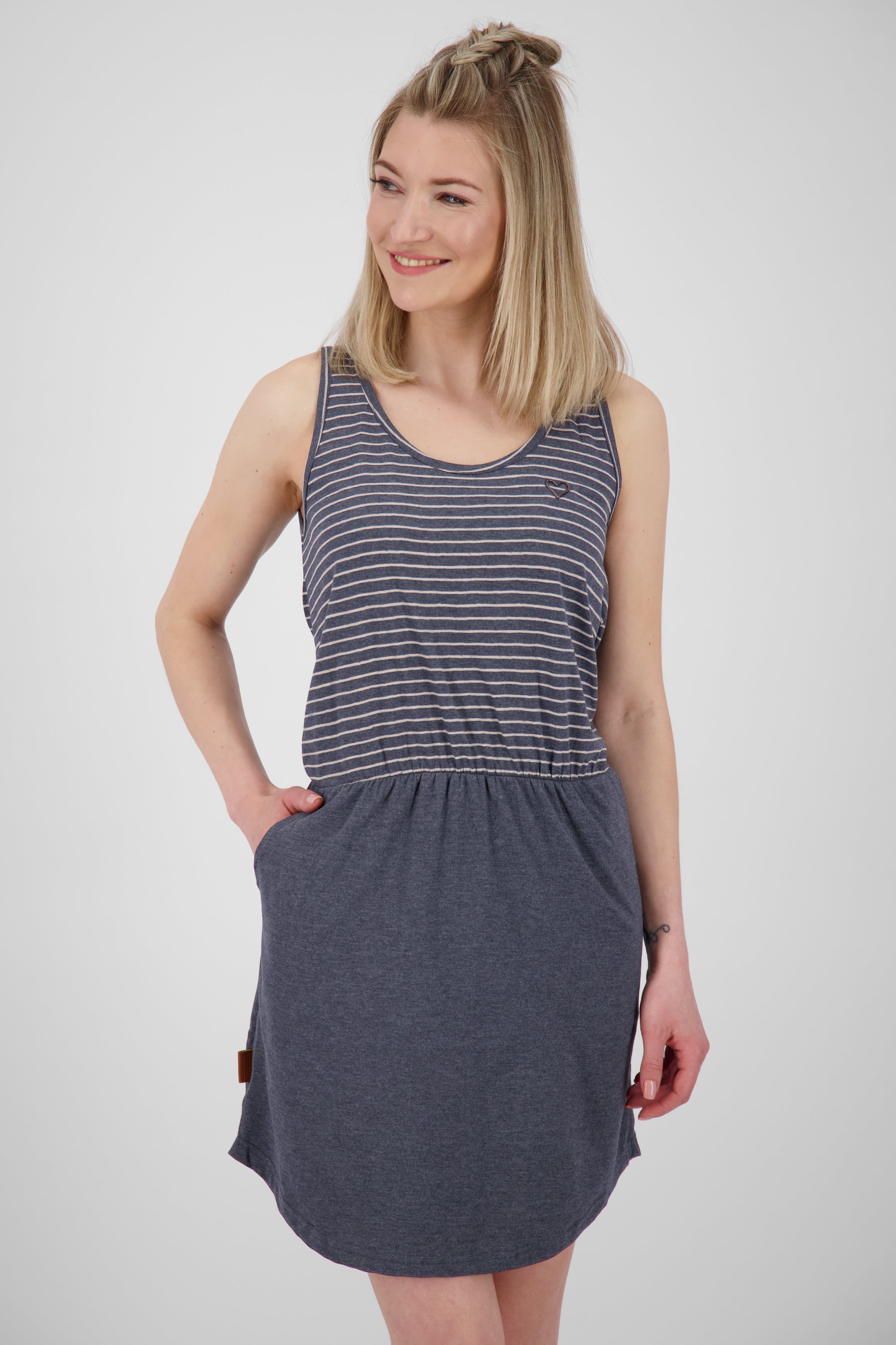 Lässiges Jerseykleid RosalieAK für den Sommer Dunkelblau