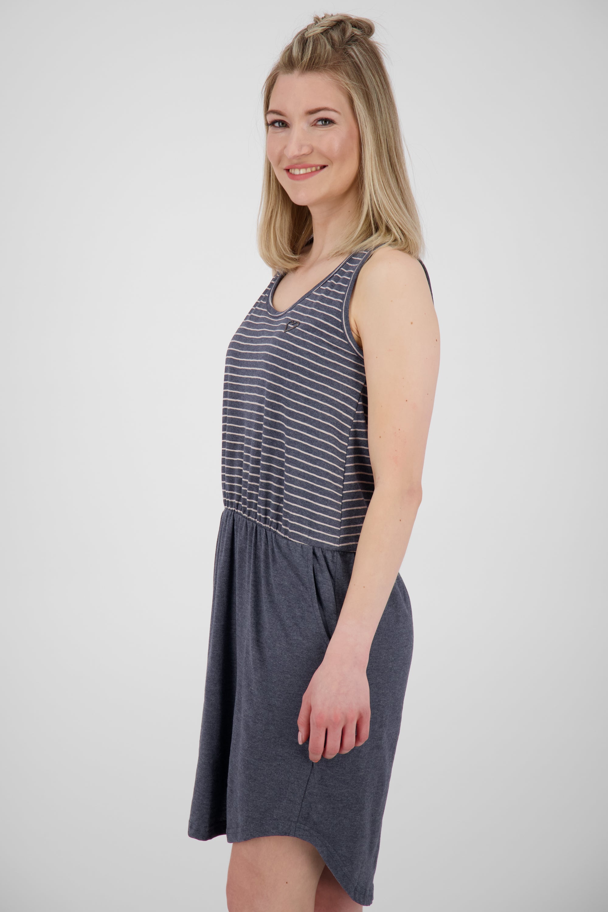 Lässiges Jerseykleid RosalieAK für den Sommer Dunkelblau