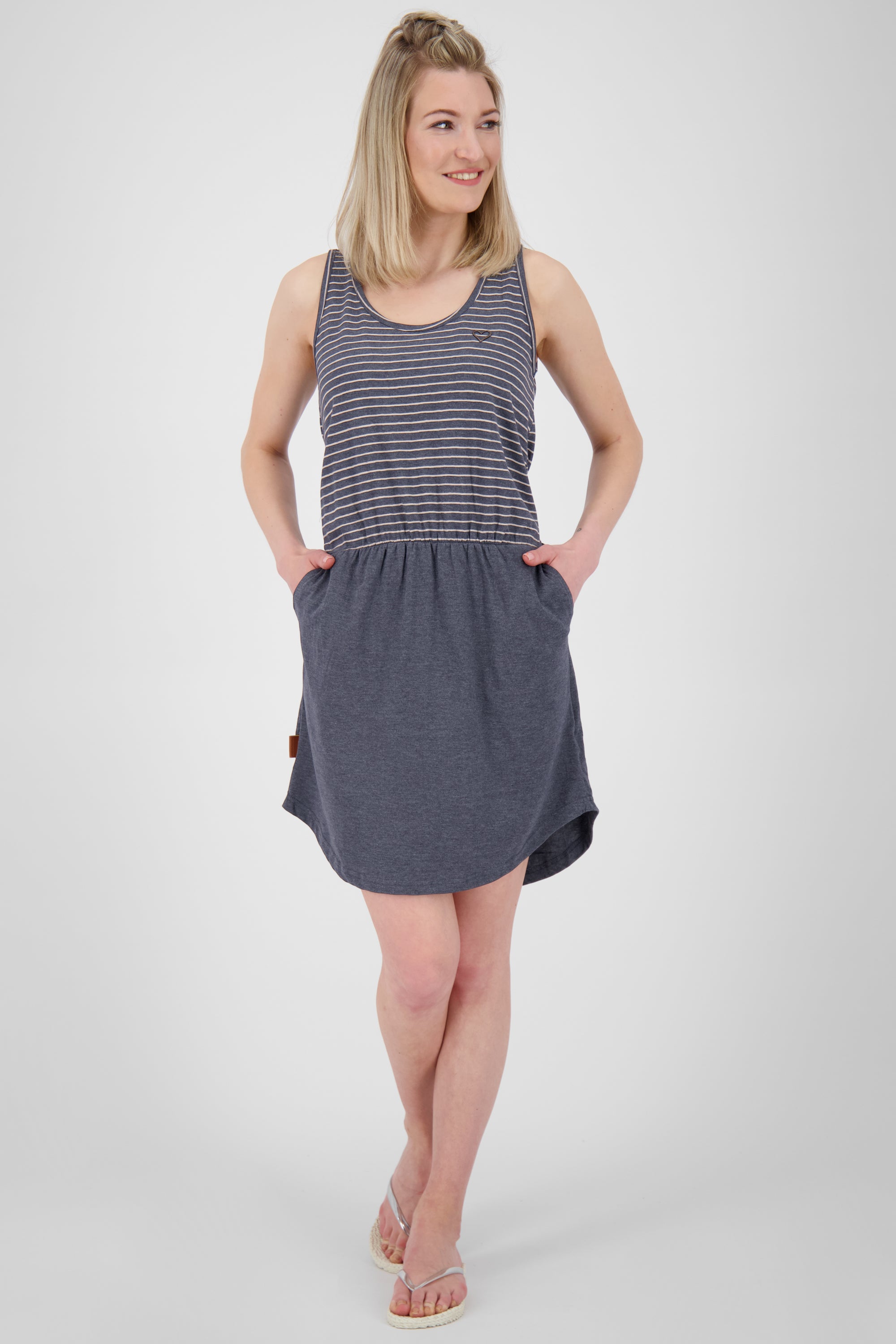 Lässiges Jerseykleid RosalieAK für den Sommer Dunkelblau