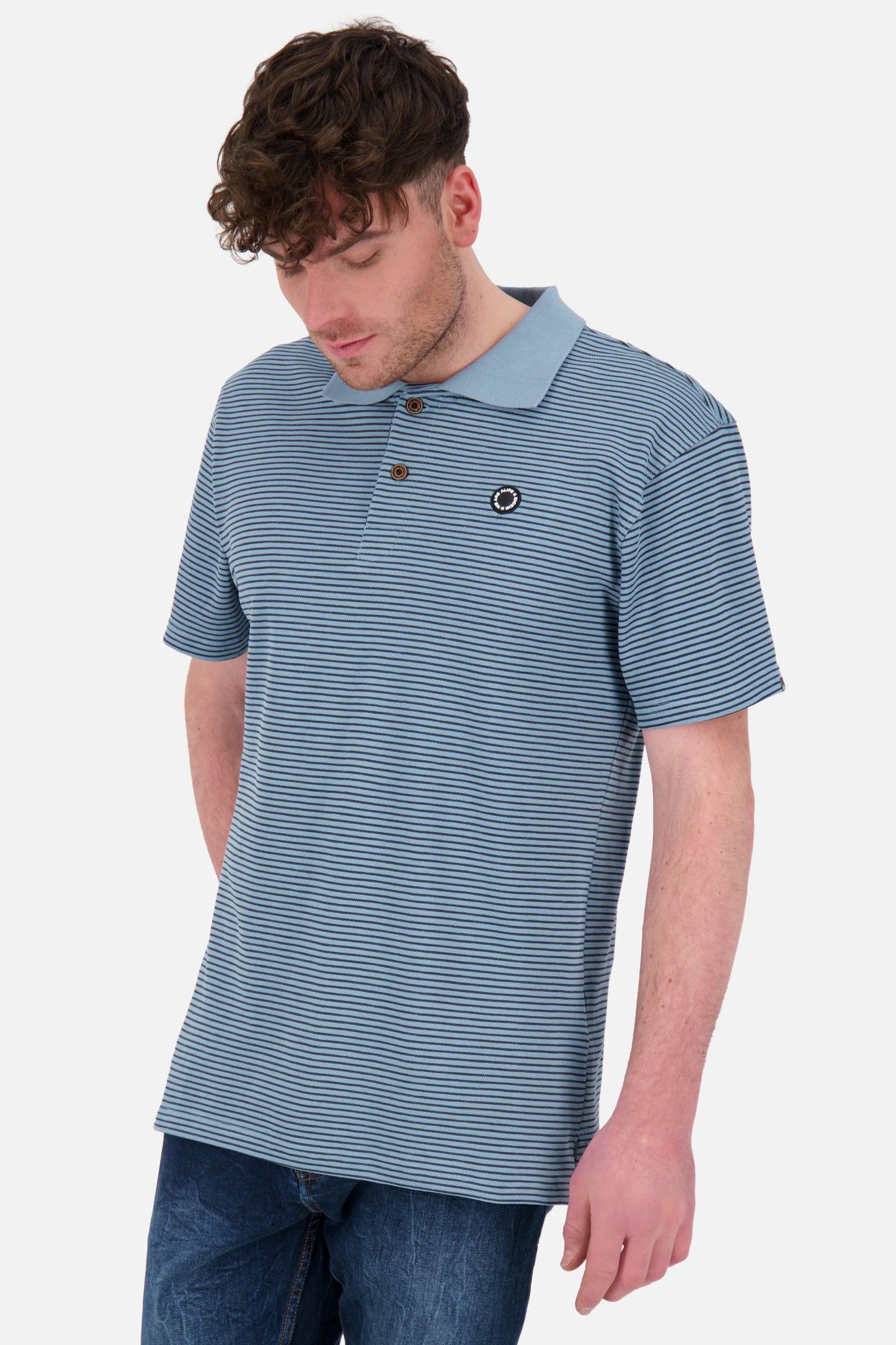 Maritimes Poloshirt PaulAK Z für trendige Männer Grau