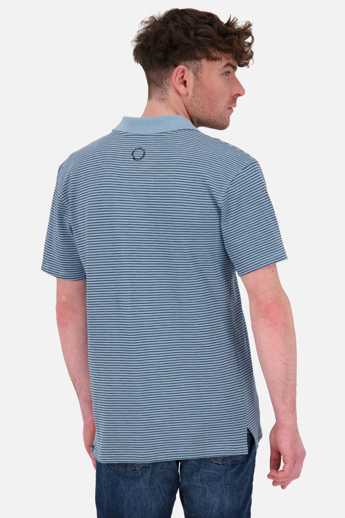 Maritimes Poloshirt PaulAK Z für trendige Männer Grau