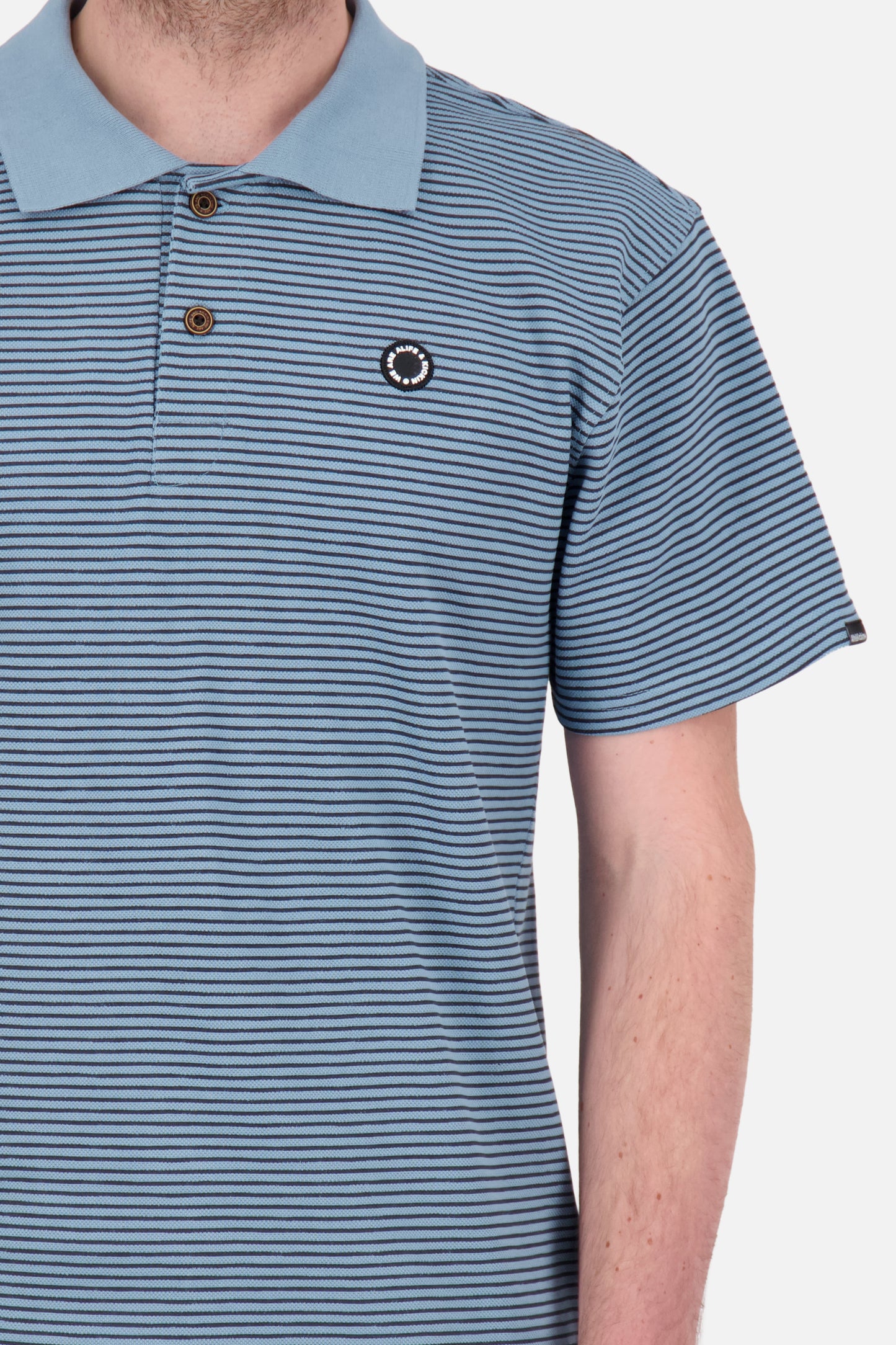 Maritimes Poloshirt PaulAK Z für trendige Männer Grau
