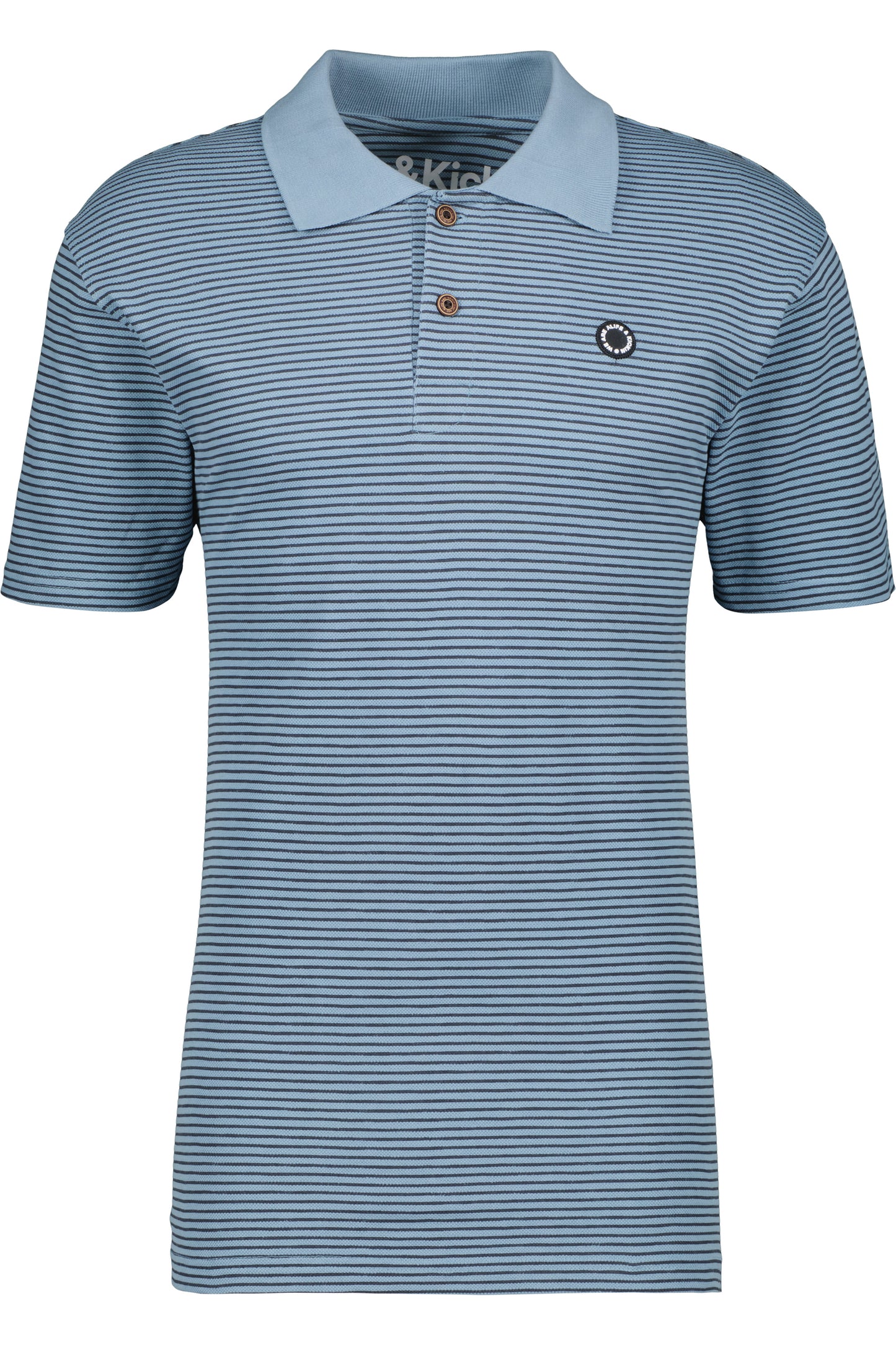 Maritimes Poloshirt PaulAK Z für trendige Männer Grau
