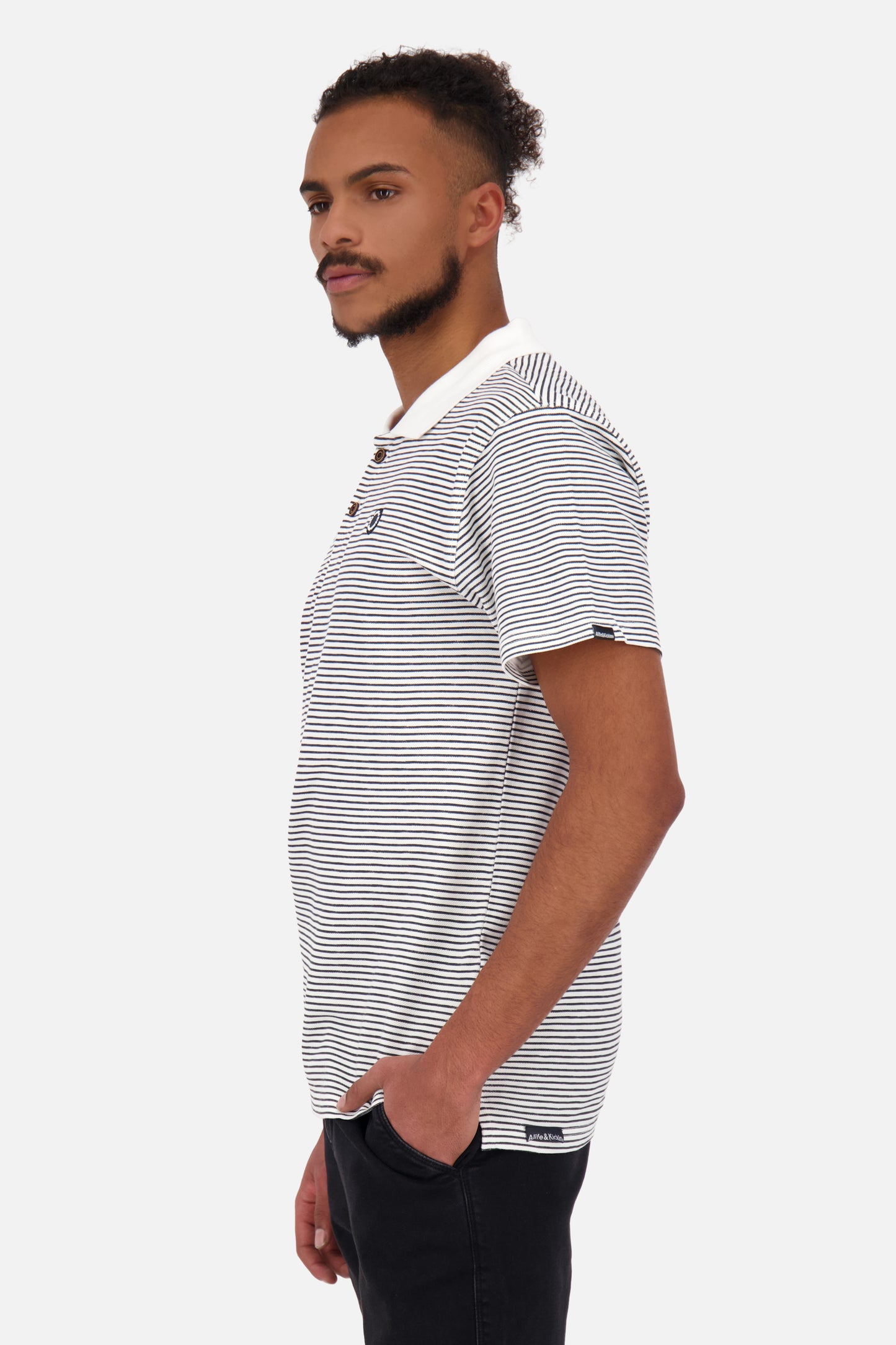 Maritimes Poloshirt PaulAK Z für trendige Männer Weiß