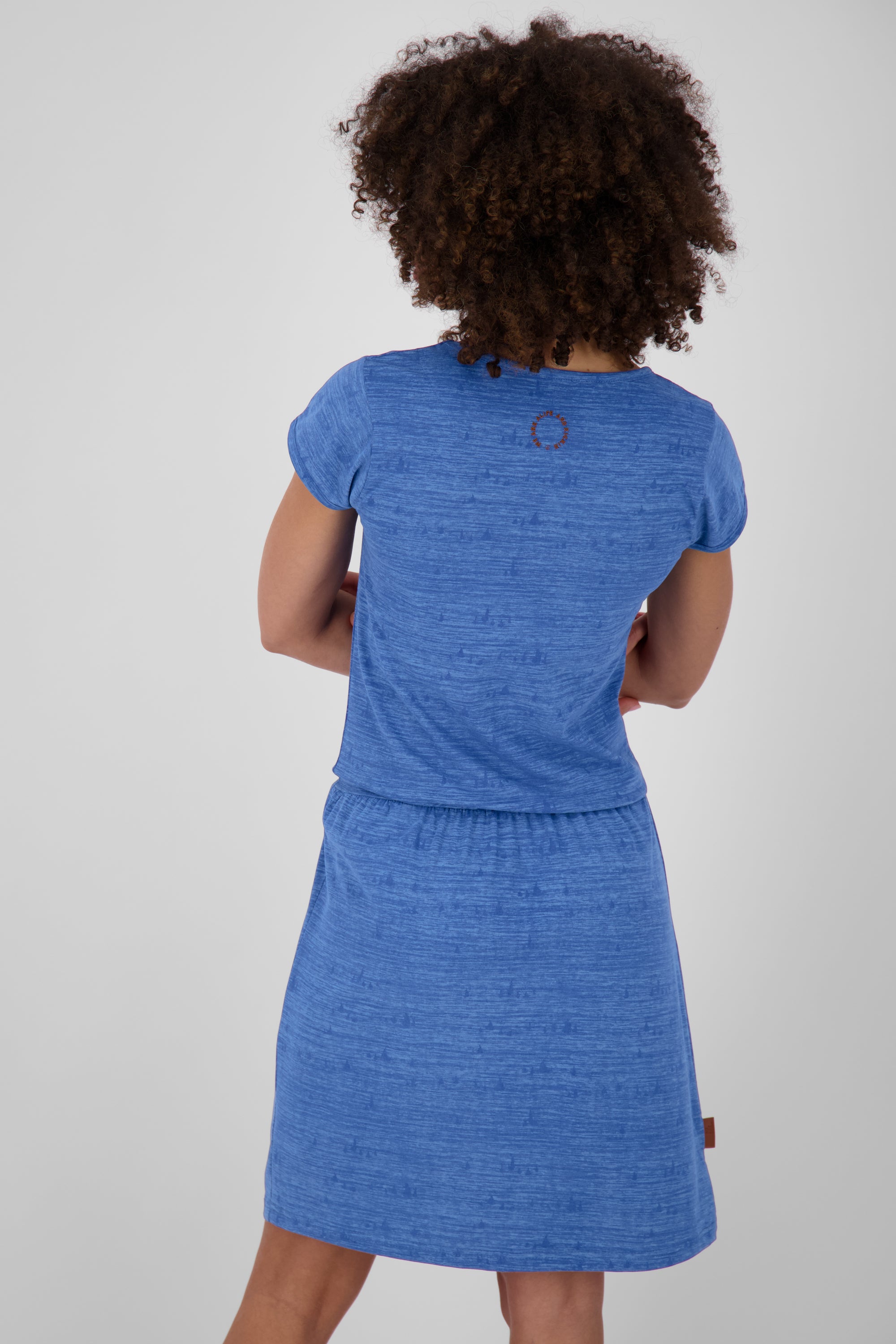 Sportives Sommerkleid ShannaAK von Alife and Kickin für Damen Blau