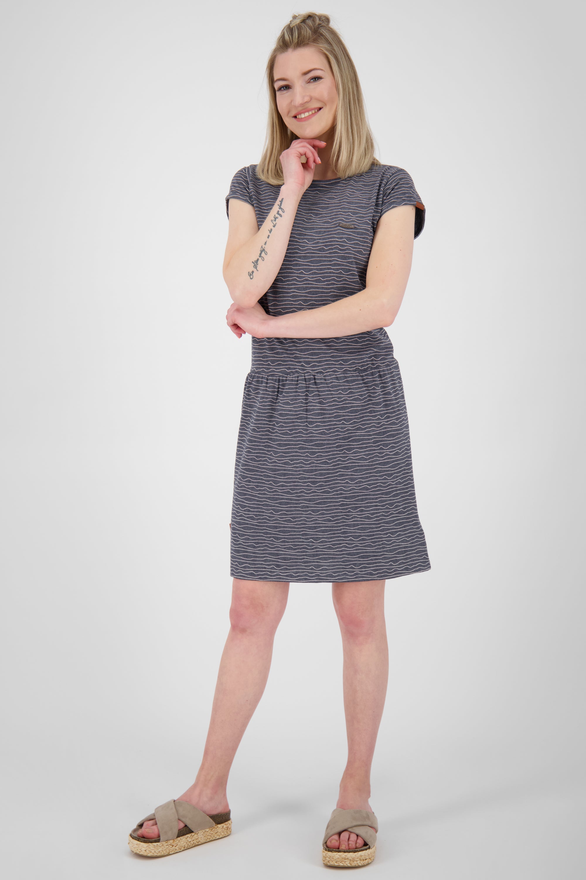Sportives Sommerkleid ShannaAK von Alife and Kickin für Damen Dunkelblau