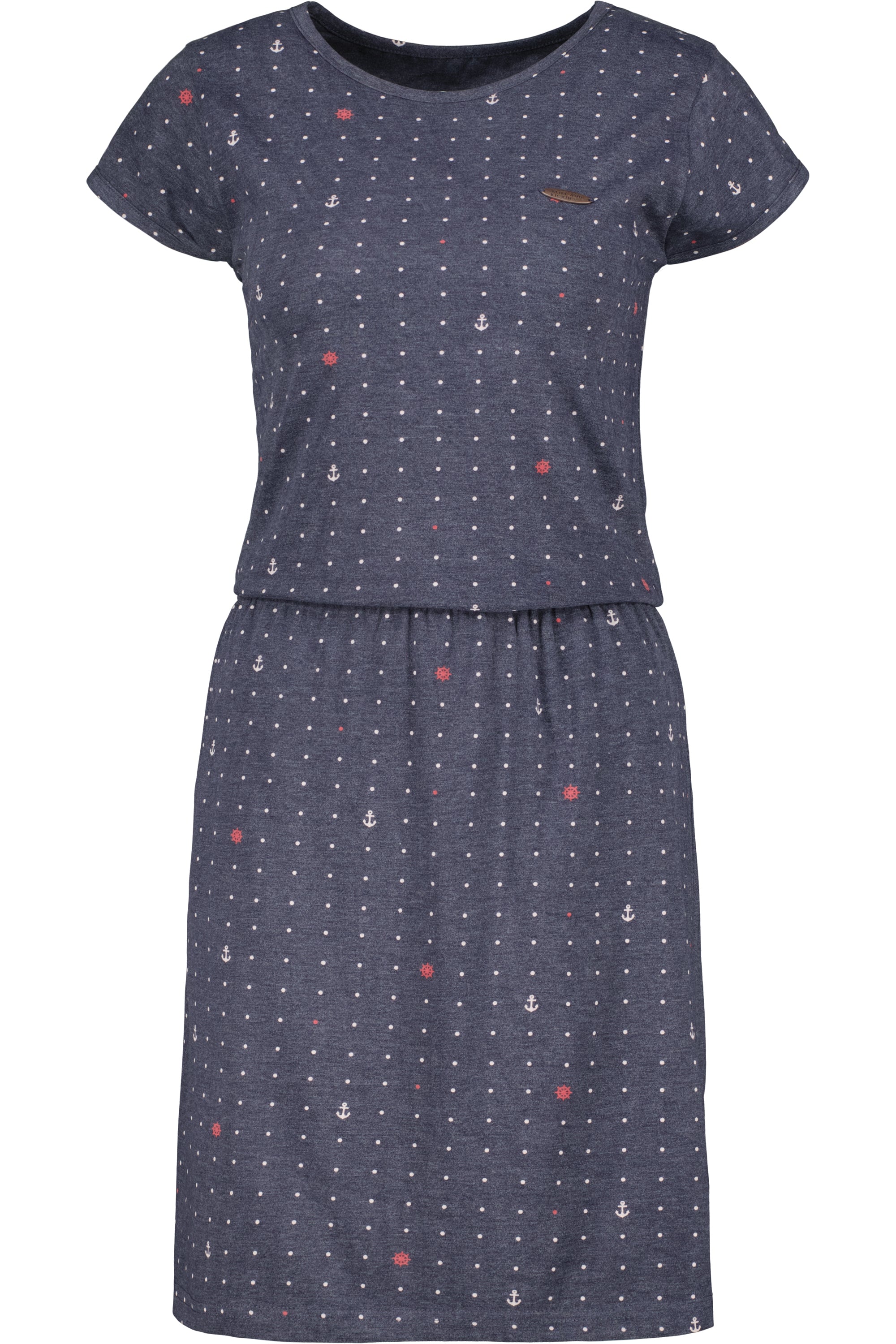 Das gemusterte Sommerkleid ShannaAK B von Alife and Kickin Dunkelblau