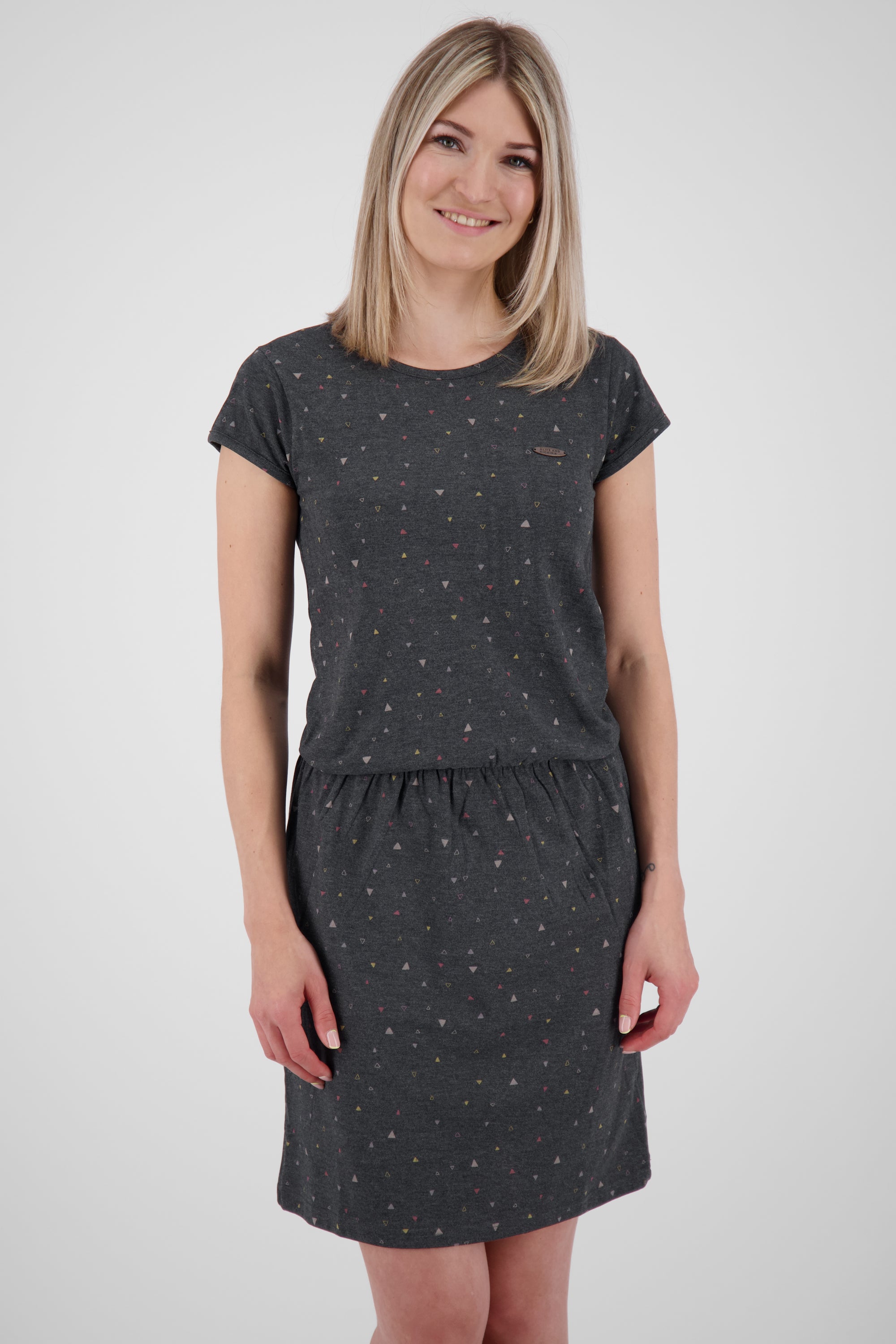 Das gemusterte Sommerkleid ShannaAK B von Alife and Kickin Schwarz