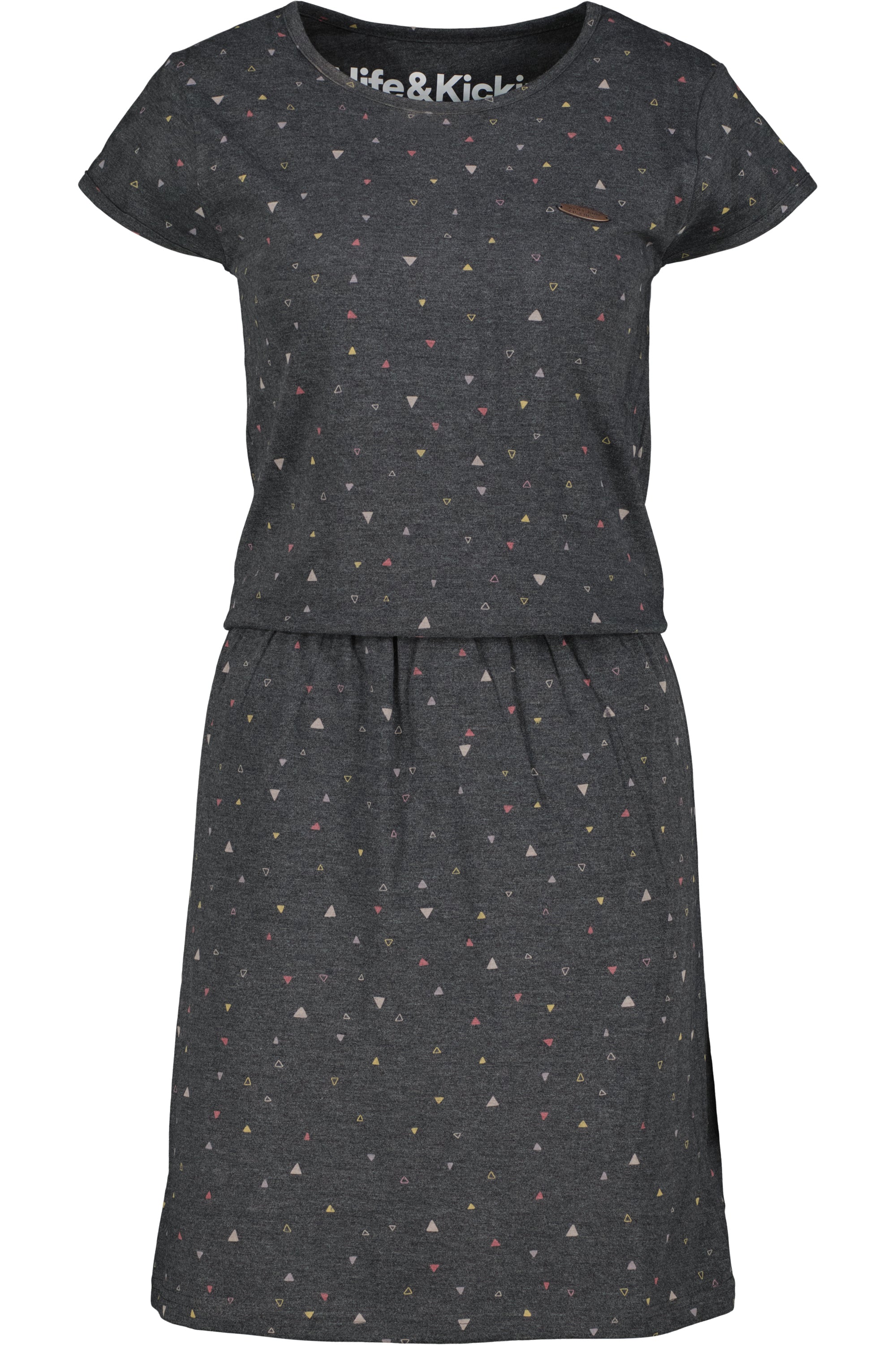 Das gemusterte Sommerkleid ShannaAK B von Alife and Kickin Schwarz