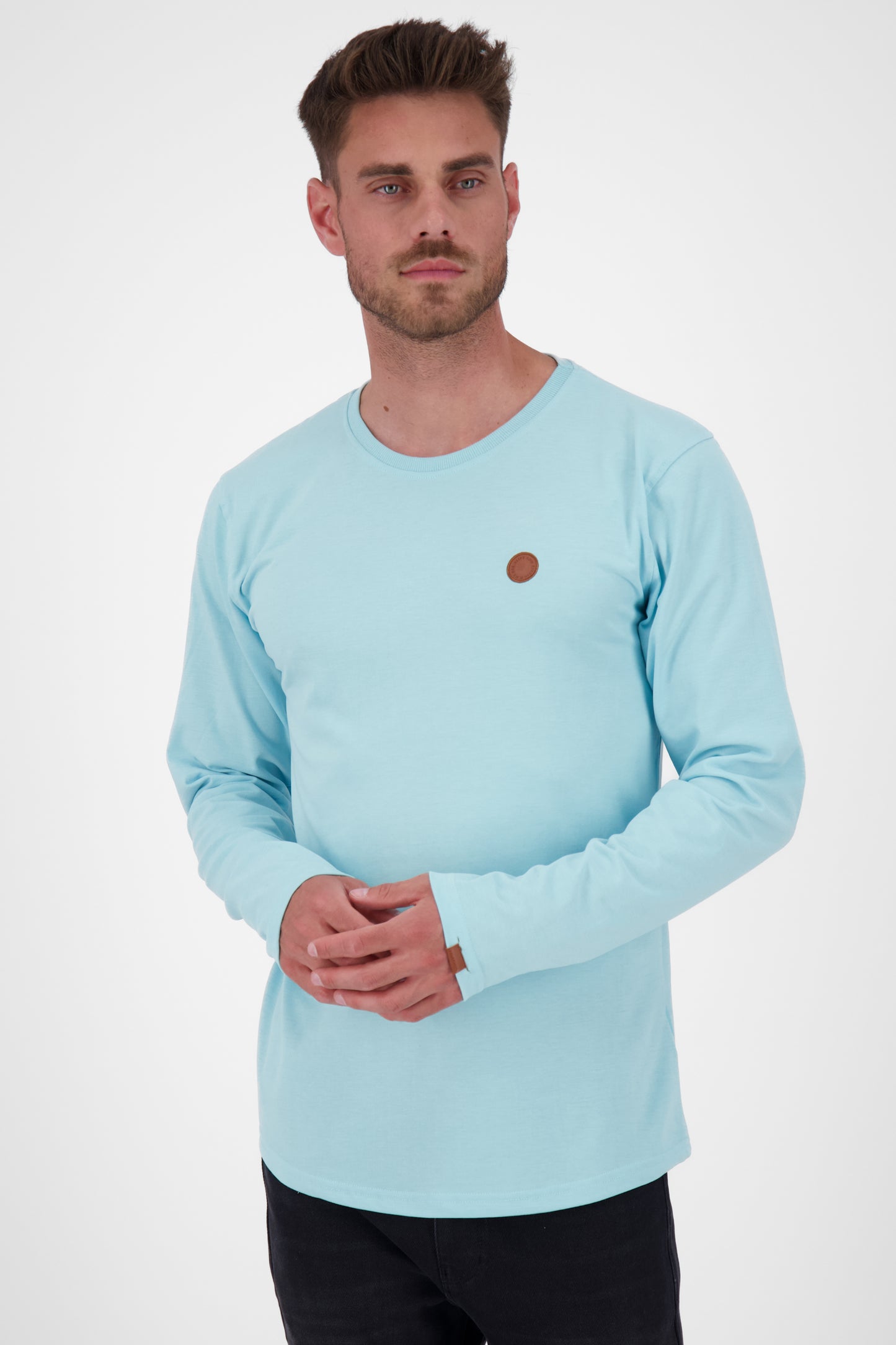 Stilvoll und bequem - Langarmshirt für Herren - Alife and Kickin AlexAK A Hellblau