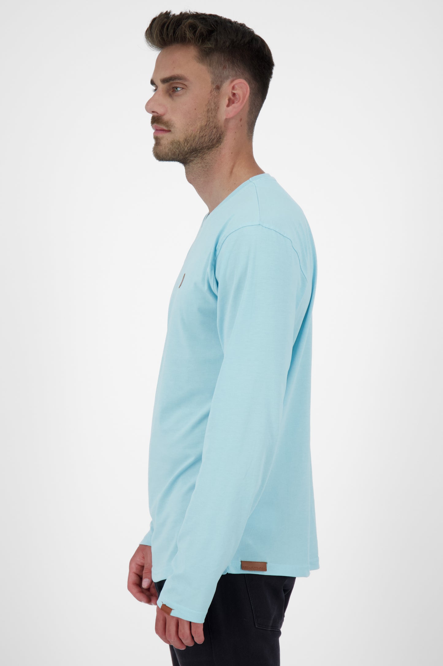 Stilvoll und bequem - Langarmshirt für Herren - Alife and Kickin AlexAK A Hellblau