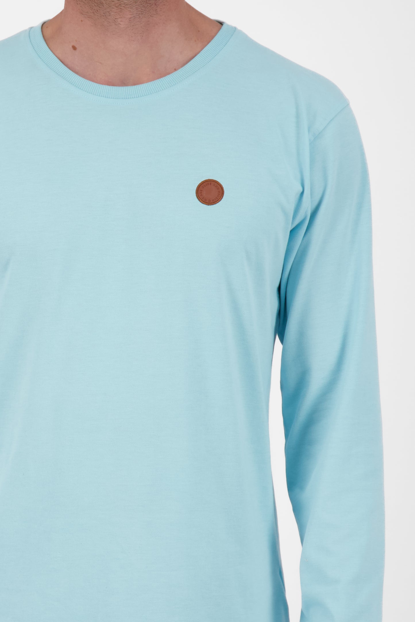 Stilvoll und bequem - Langarmshirt für Herren - Alife and Kickin AlexAK A Hellblau