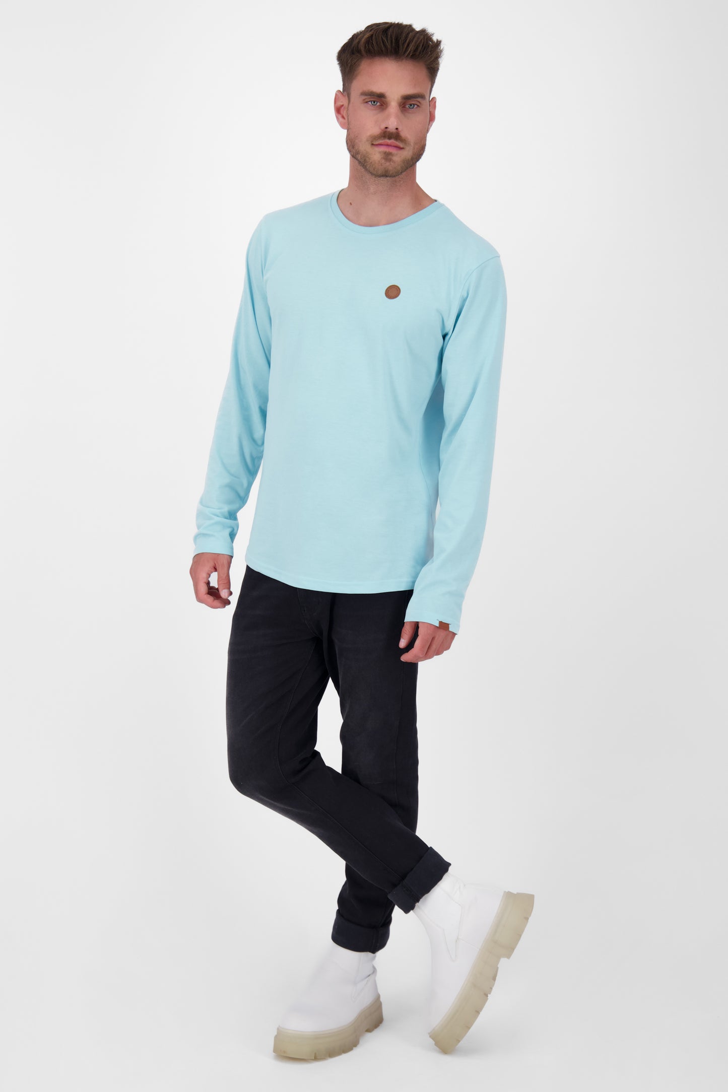 Stilvoll und bequem - Langarmshirt für Herren - Alife and Kickin AlexAK A Hellblau