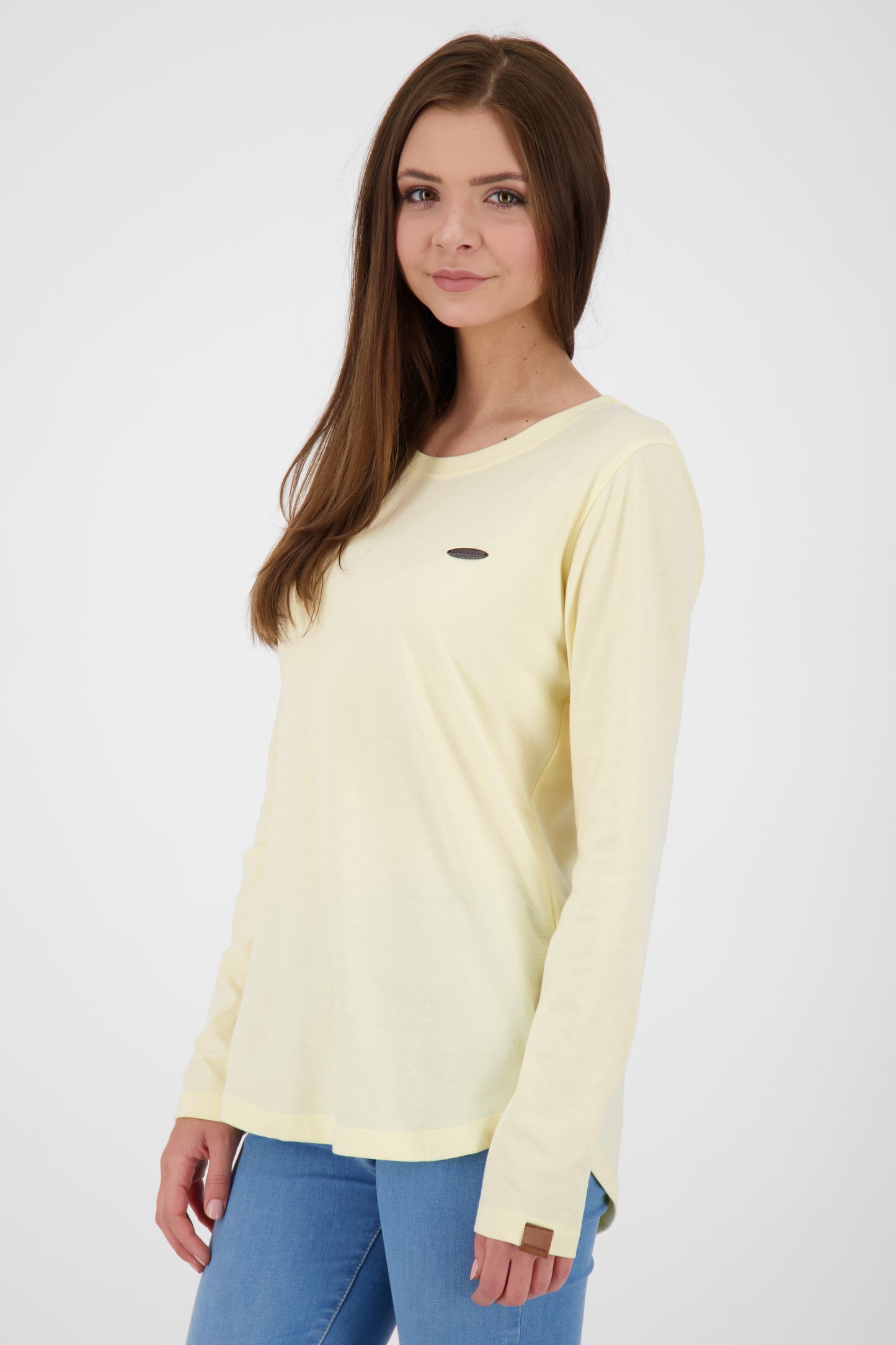 Stilvoll und bequem - Longsleeve LeaAK A für Damen Gelb