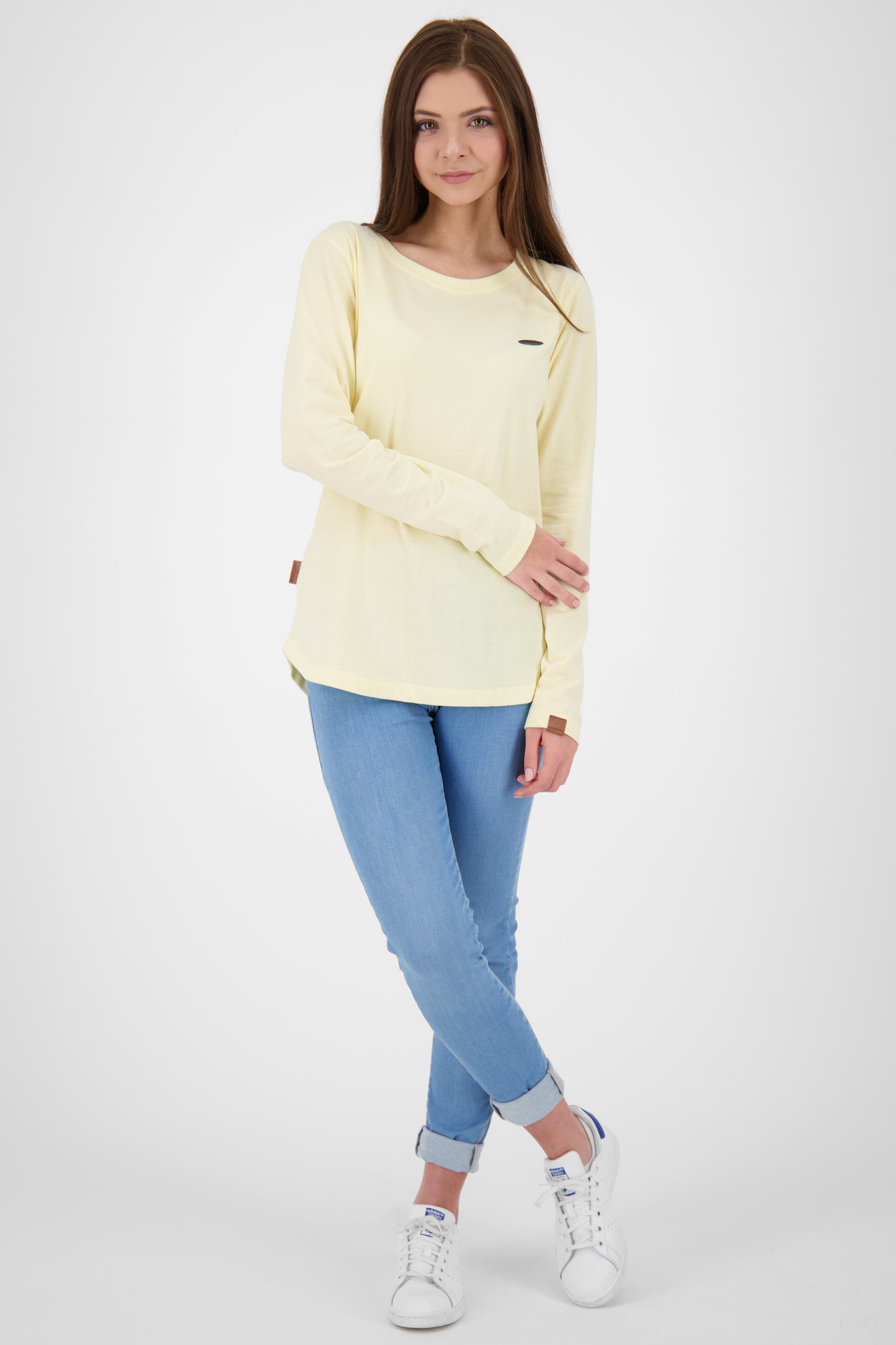 Stilvoll und bequem - Longsleeve LeaAK A für Damen Gelb