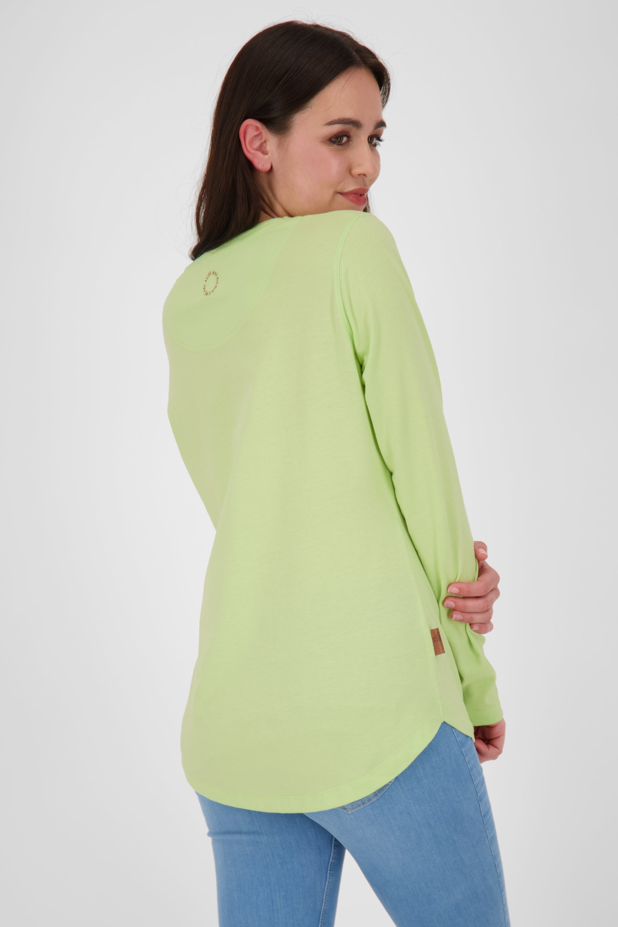 Stilvoll und bequem - Longsleeve LeaAK A für Damen Hellgrün